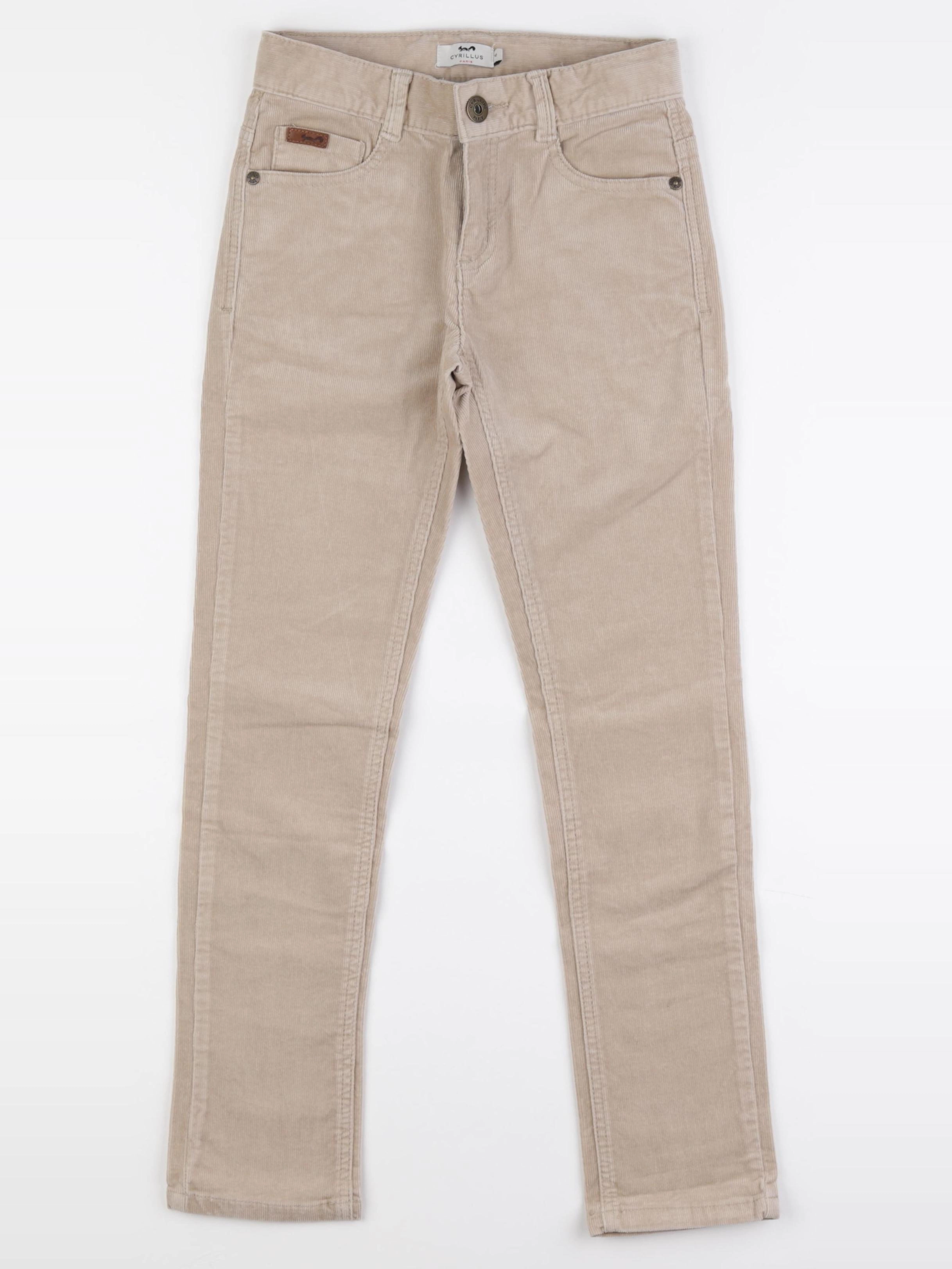 Cyrillus - pantalon beige - 10 ans