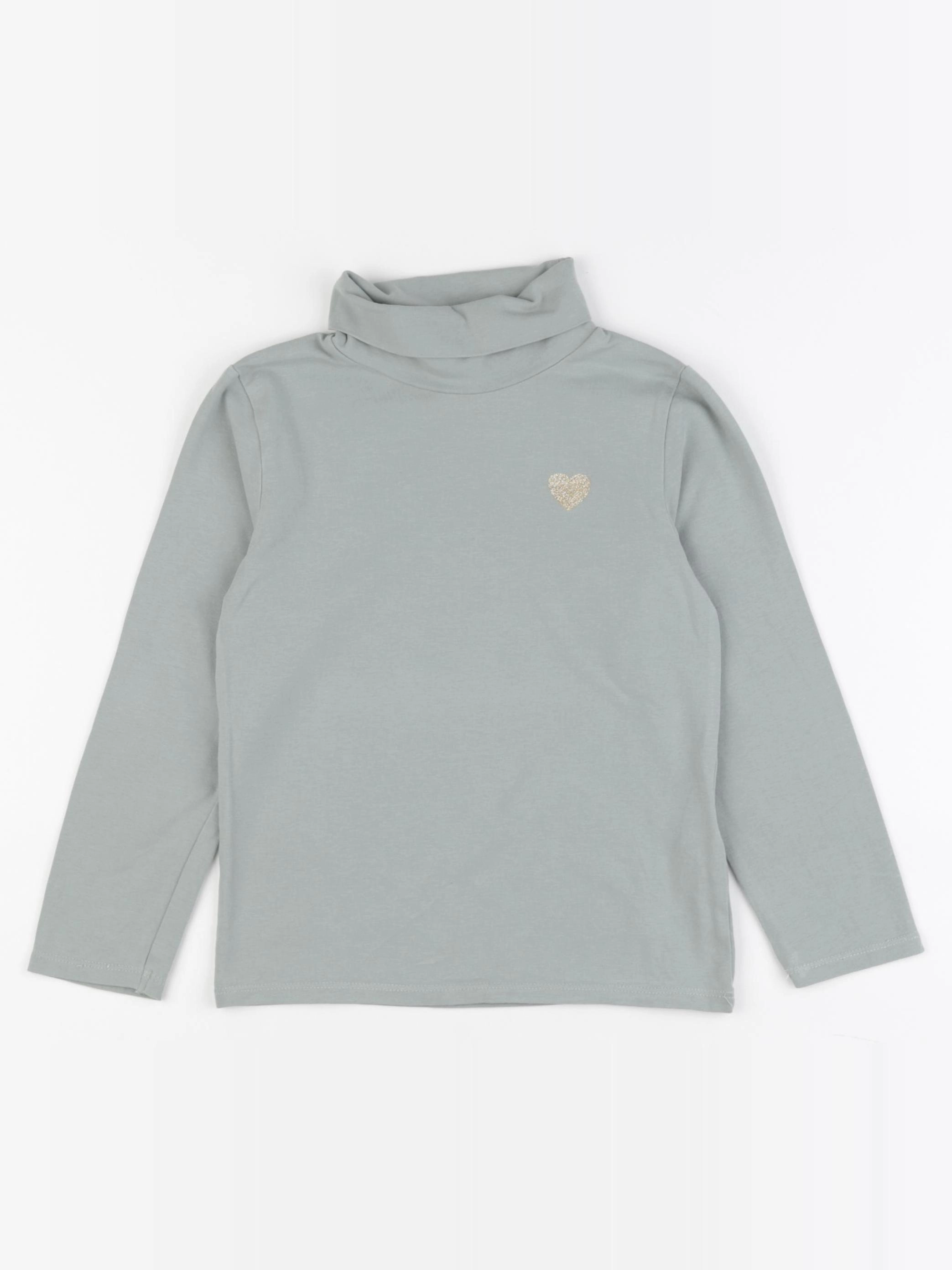 Vertbaudet - sous-pull vert - 6 ans