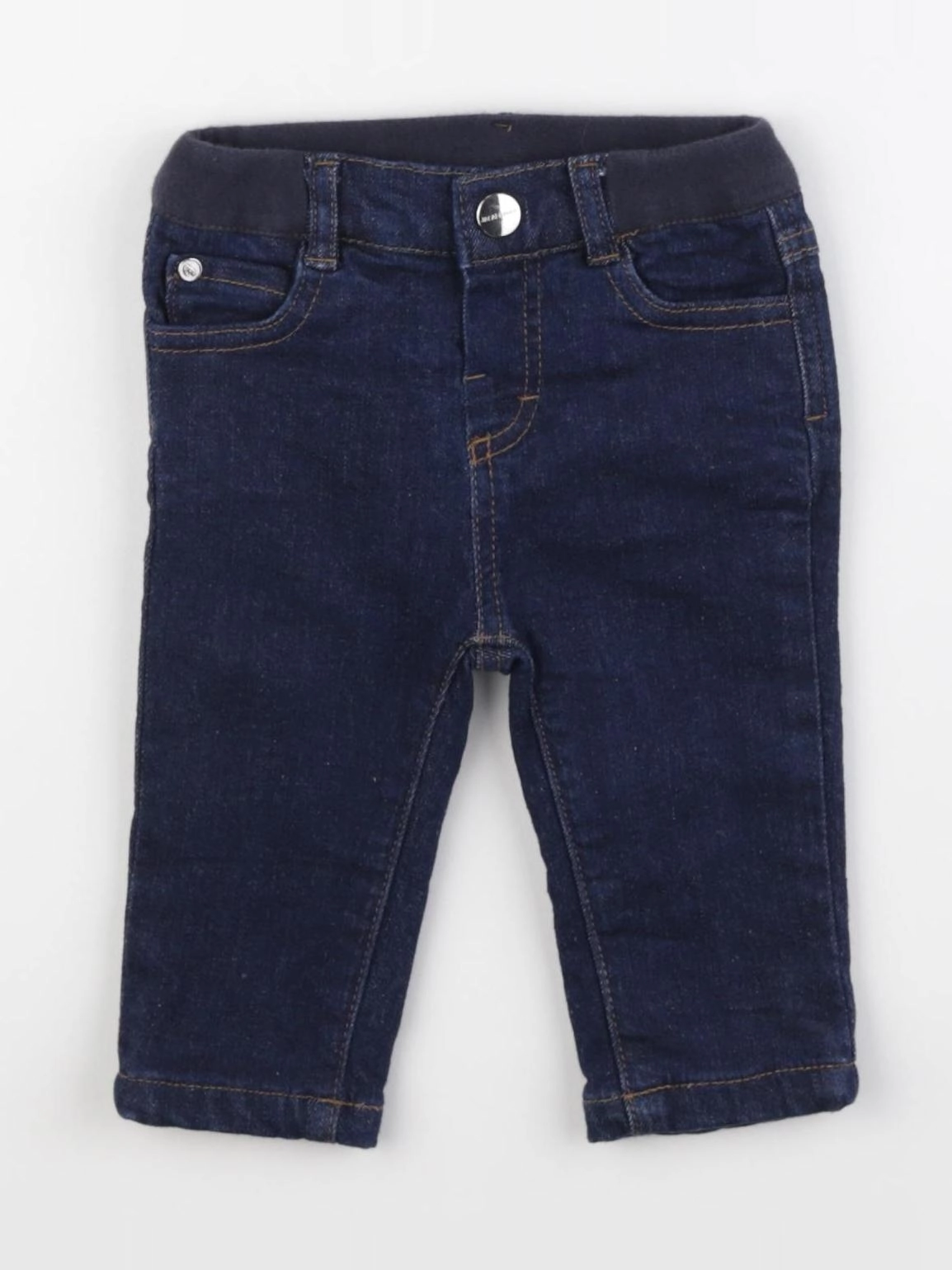 Jacadi - jean doublé bleu - 6 mois