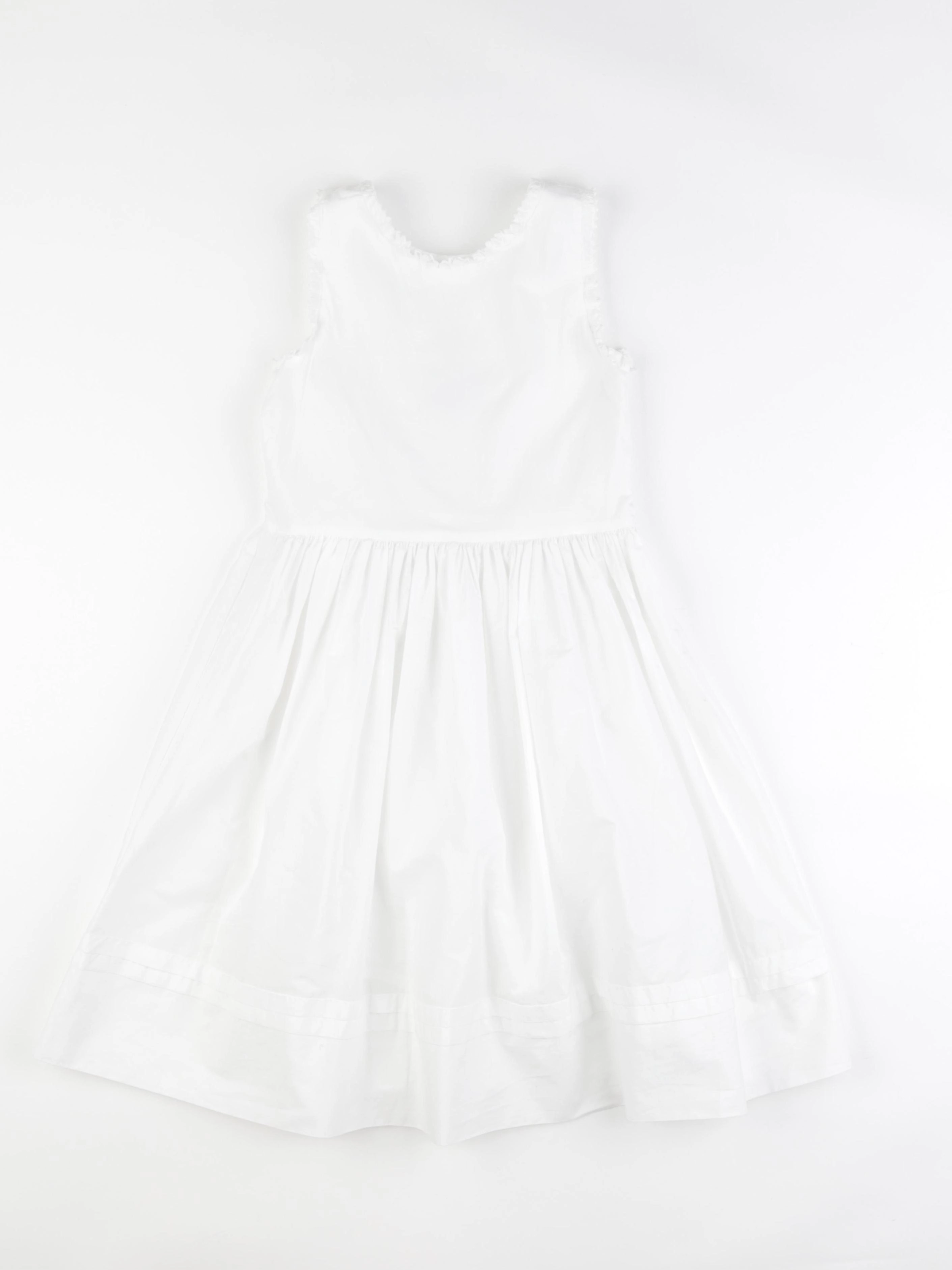Cyrillus - robe blanc - 8 ans