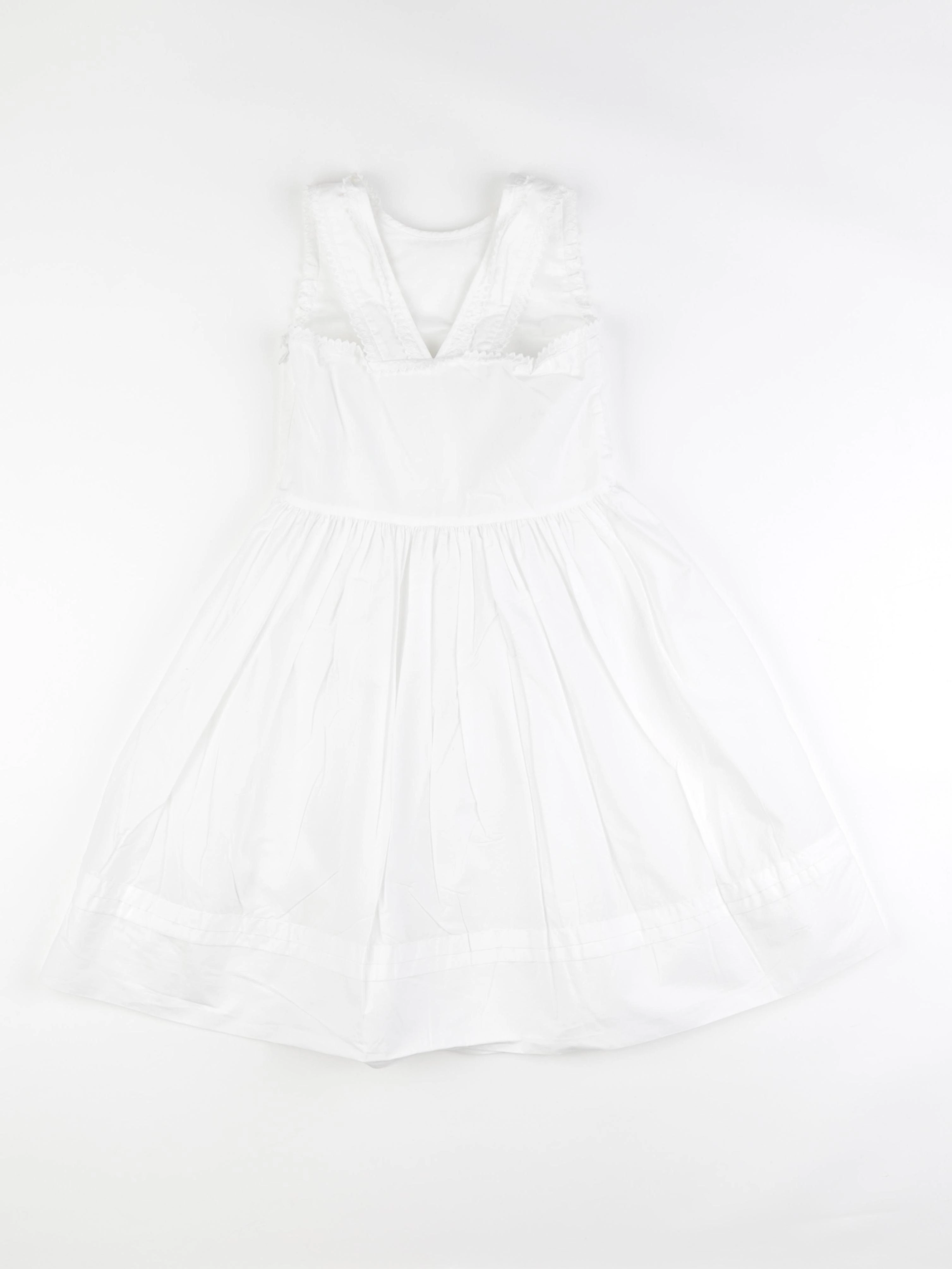 Cyrillus - robe blanc - 8 ans