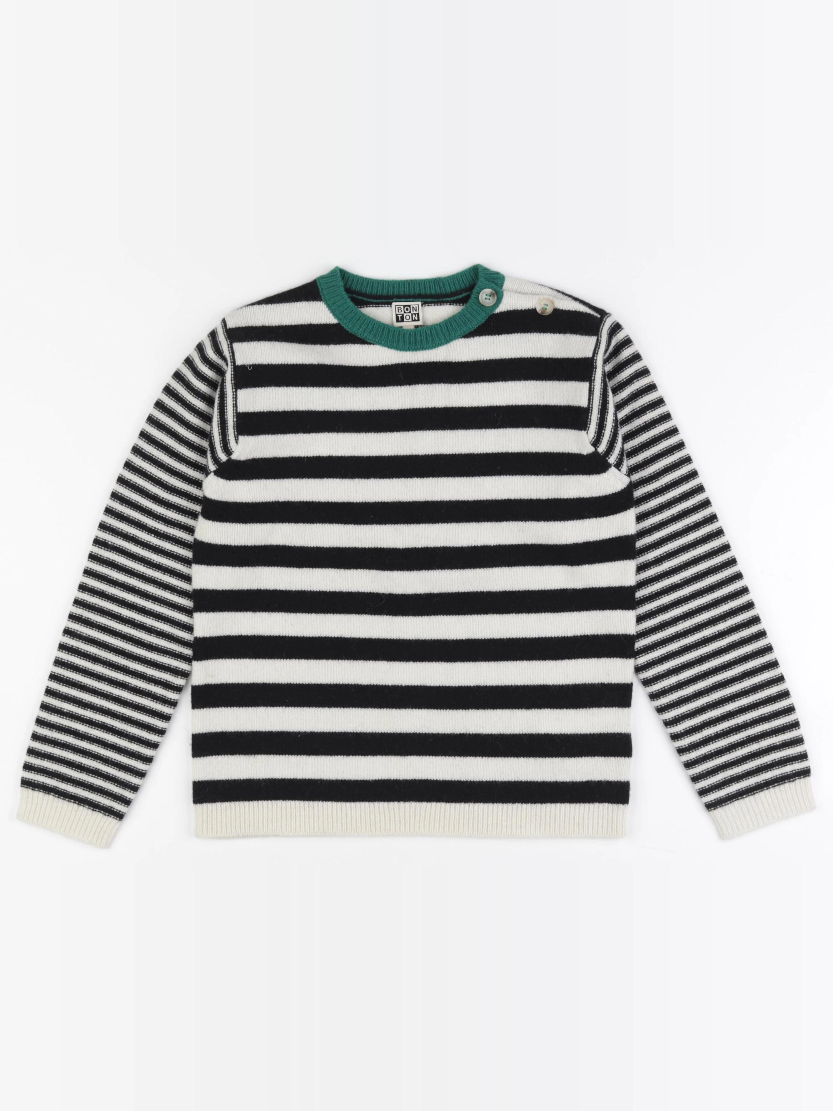 Bonton - pull bleu - 10 ans
