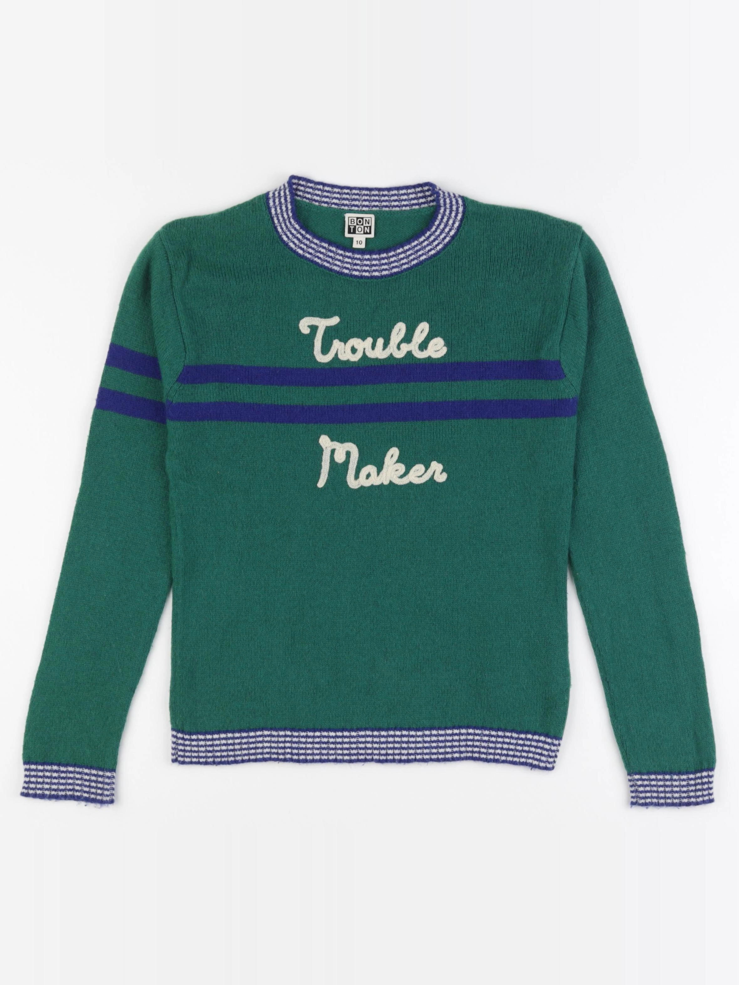 Bonton - pull vert - 10 ans