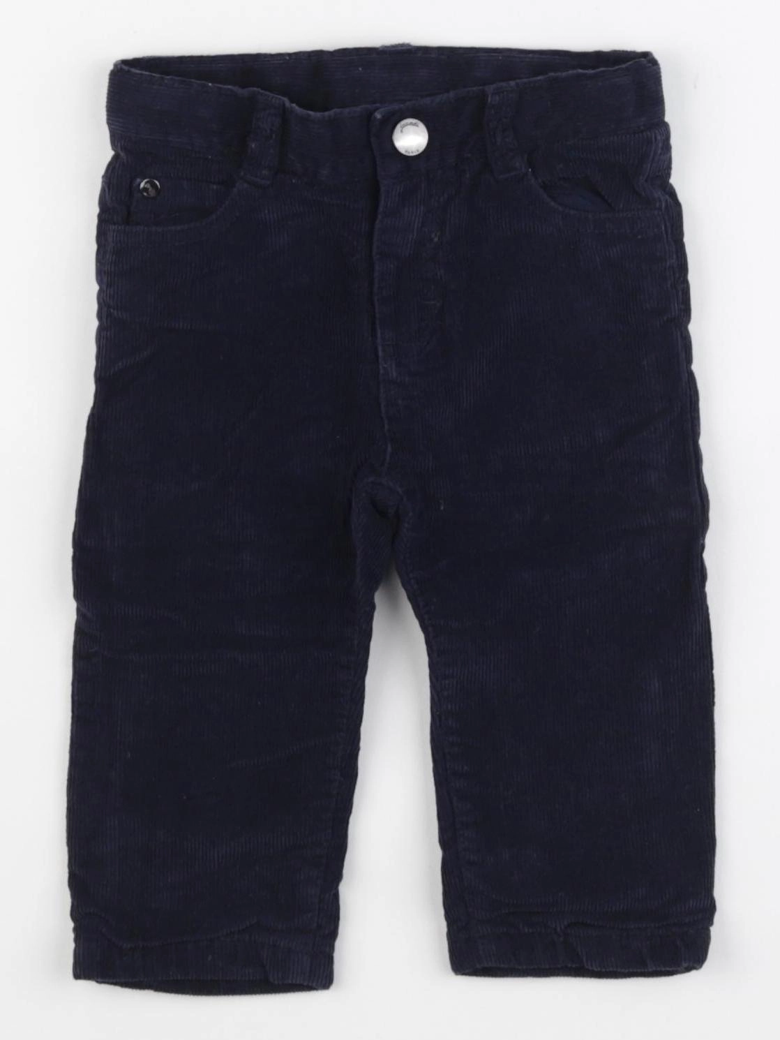 Jacadi - pantalon bleu - 12 mois
