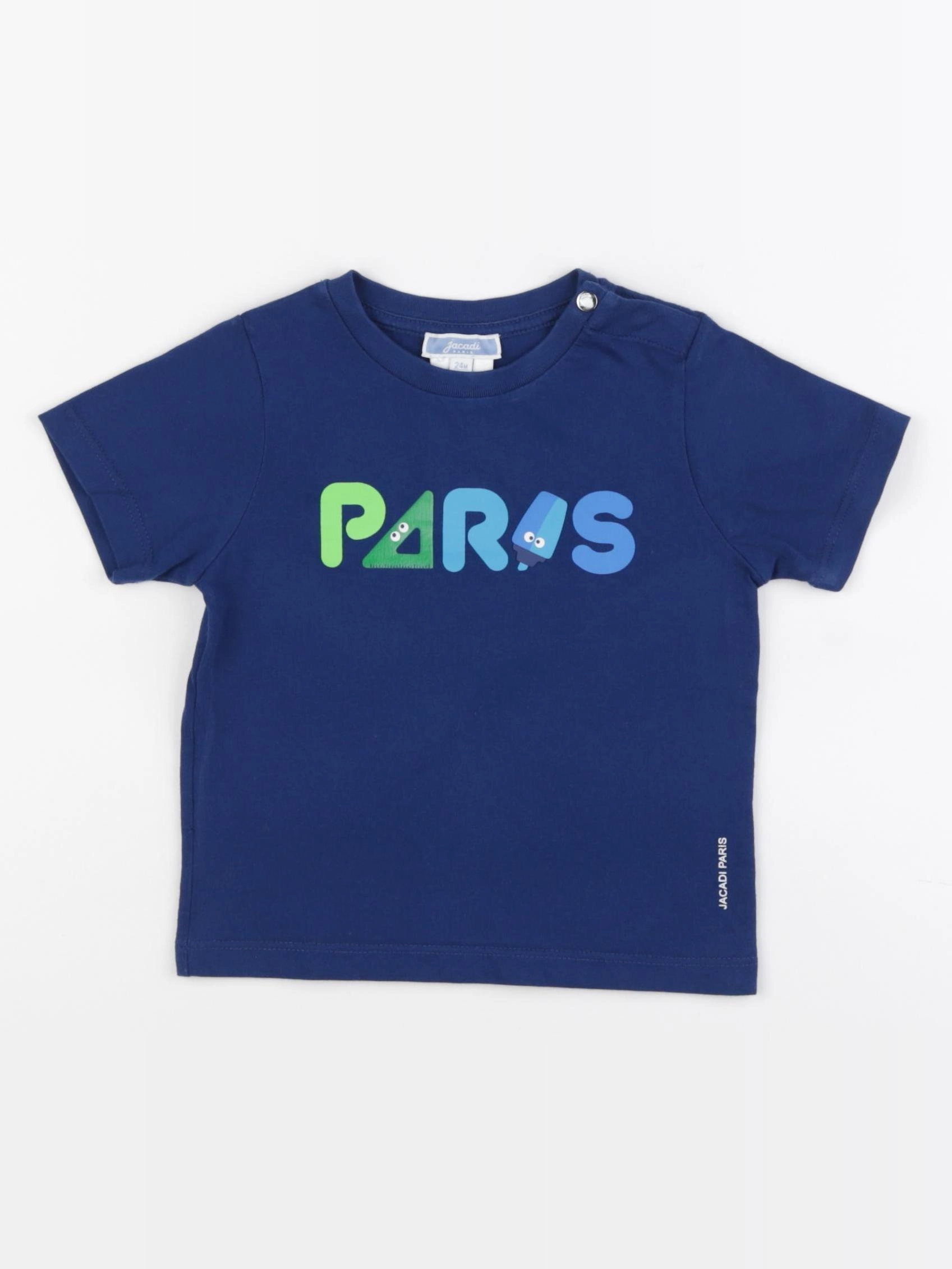 Jacadi - tee-shirt bleu - 36 mois
