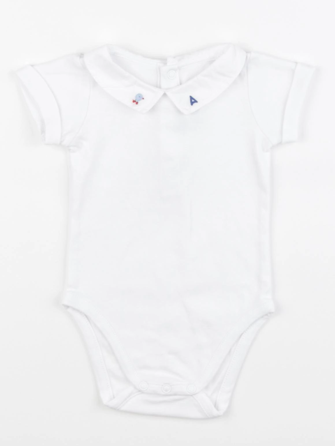 Jacadi - body à col blanc - 6 mois