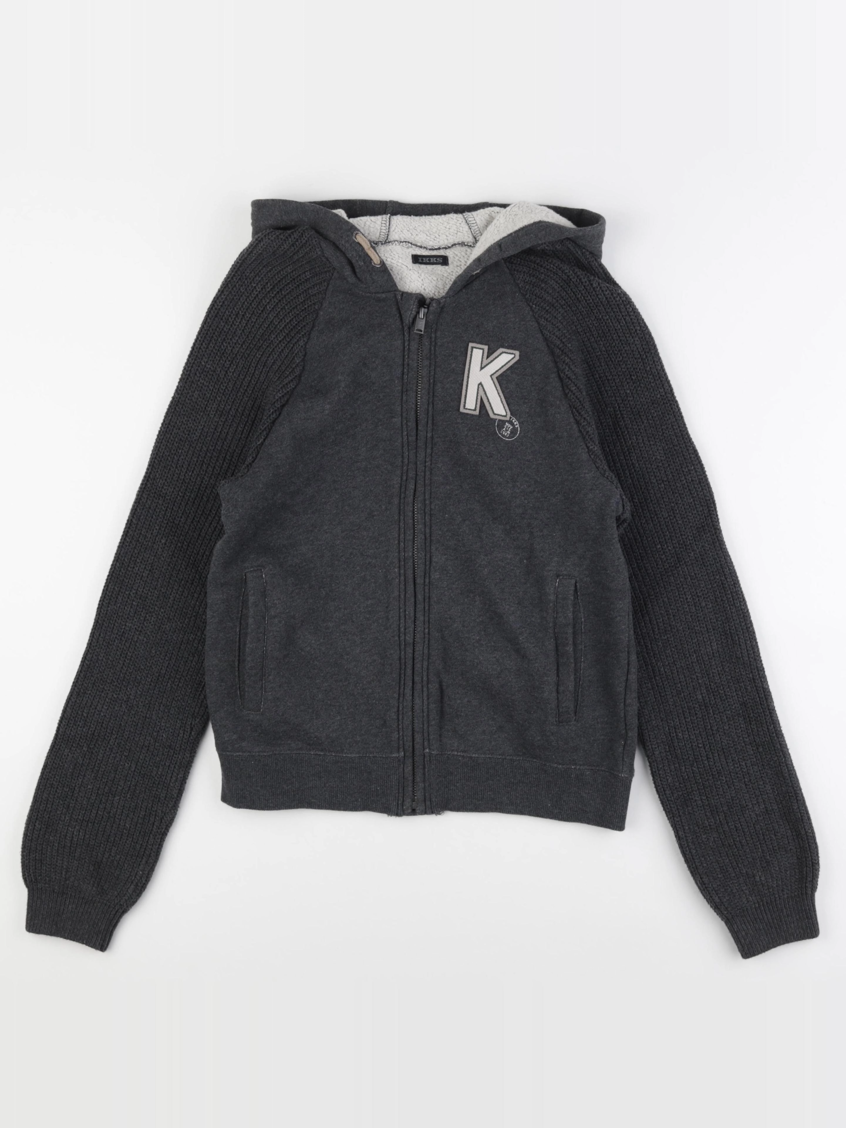 IKKS - sweat gris - 12 ans