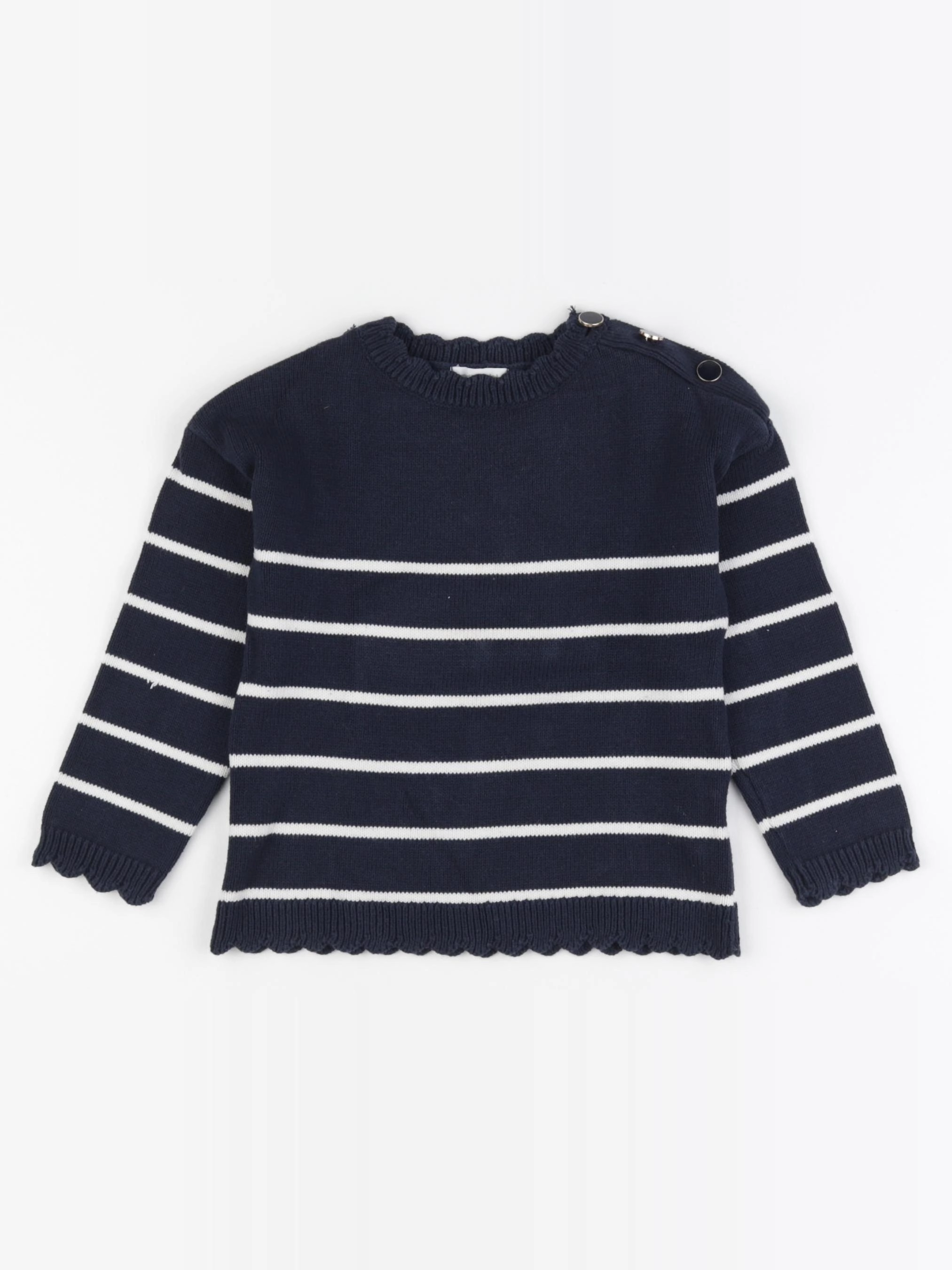 Vertbaudet - pull bleu - 4 ans