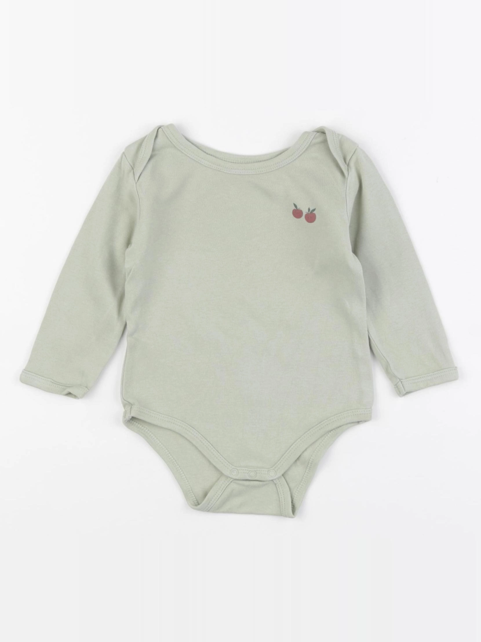 Vertbaudet - body vert - 12 mois