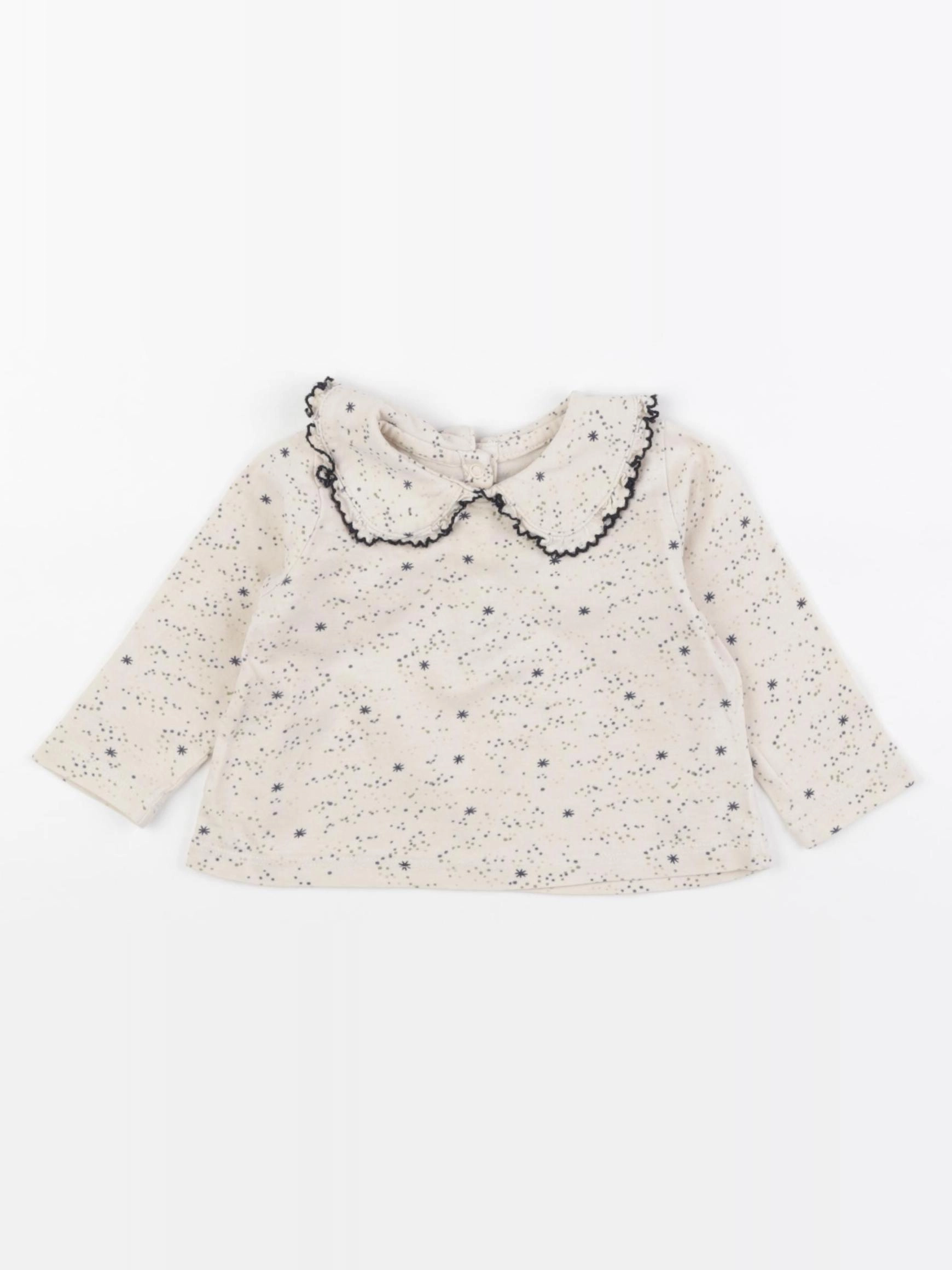 Boutchou - tee-shirt beige - 6 mois
