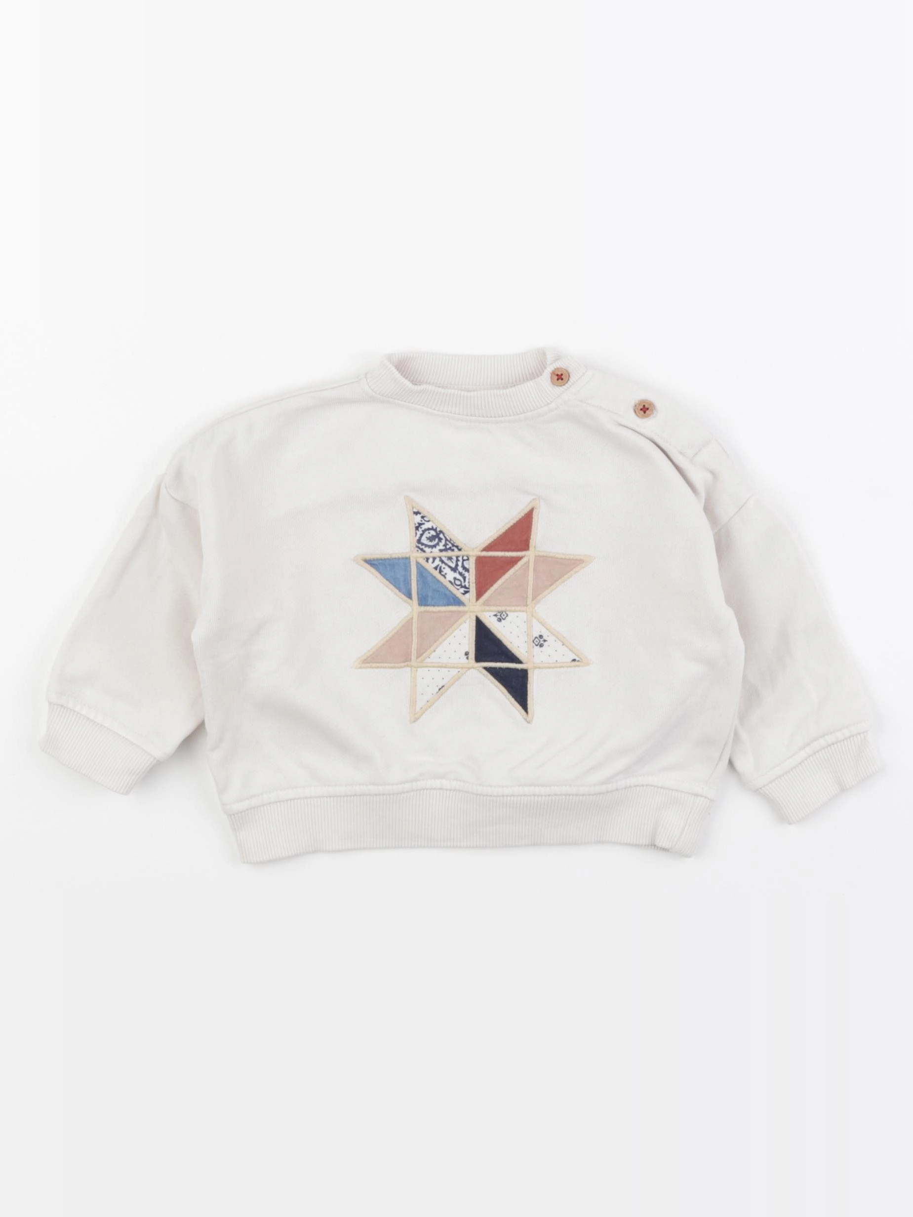 Boutchou - sweat beige - 9 mois