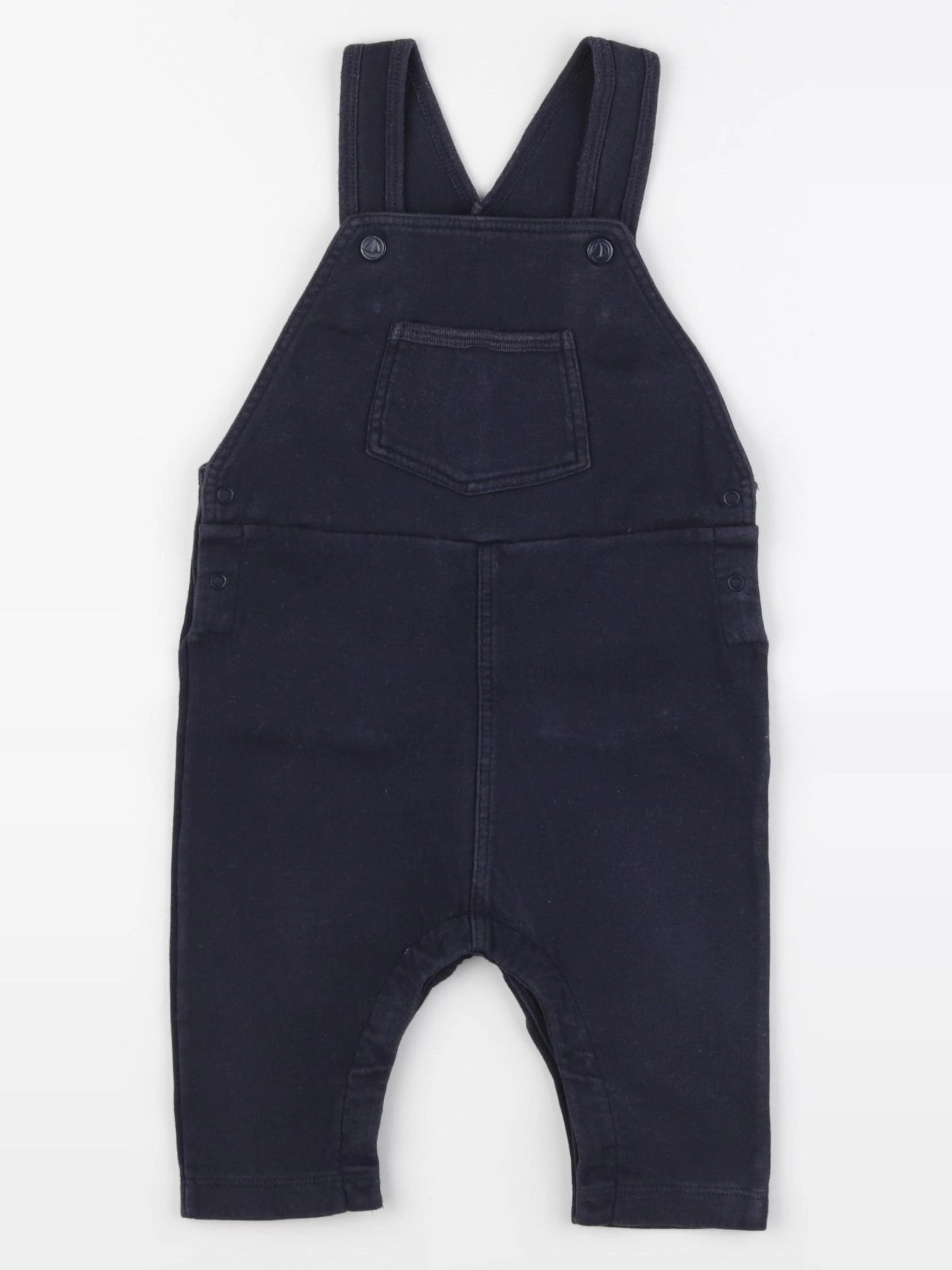 Petit Bateau - salopette bleu - 12 mois