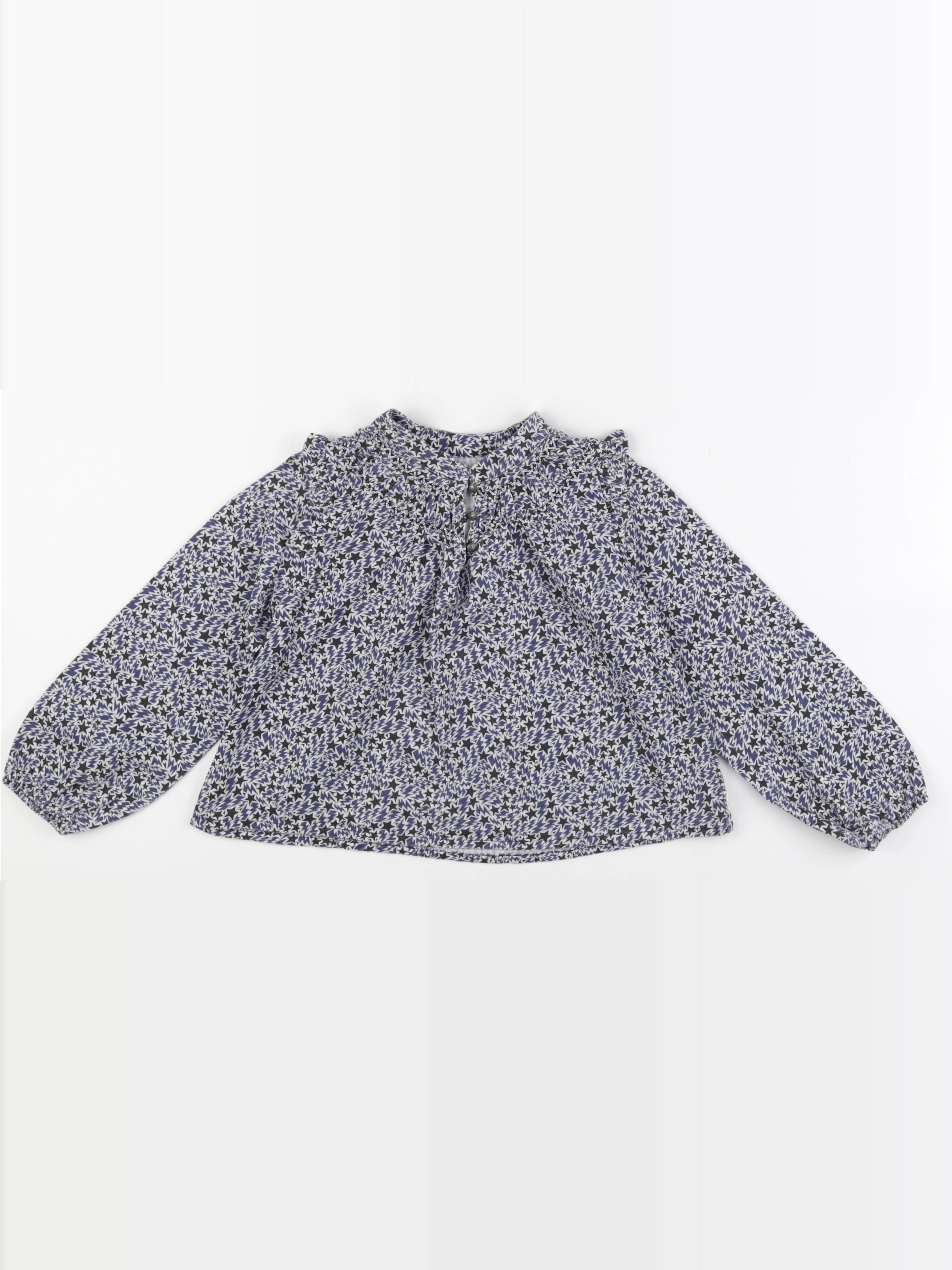 IKKS - blouse bleu, noir - 8 ans