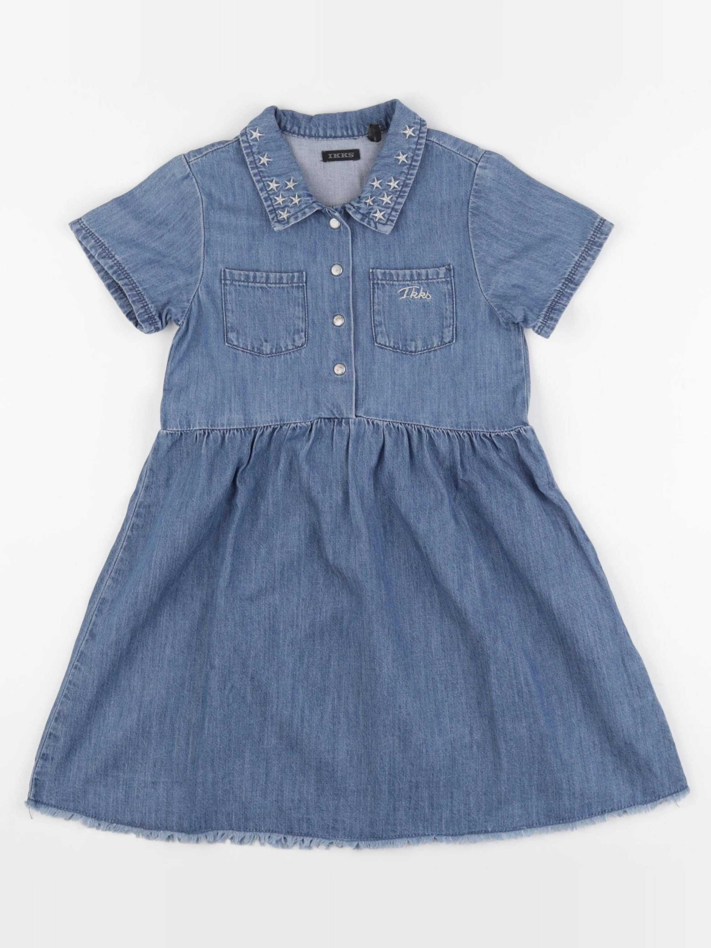 IKKS - robe bleu - 6 ans