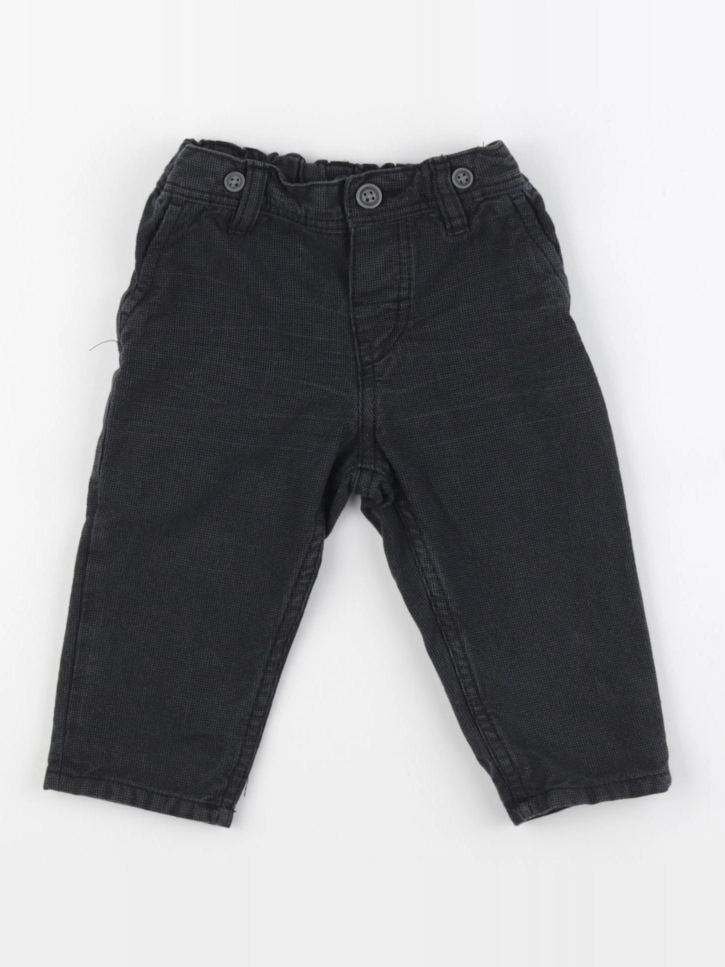 H&M - pantalon gris - 6/9 mois