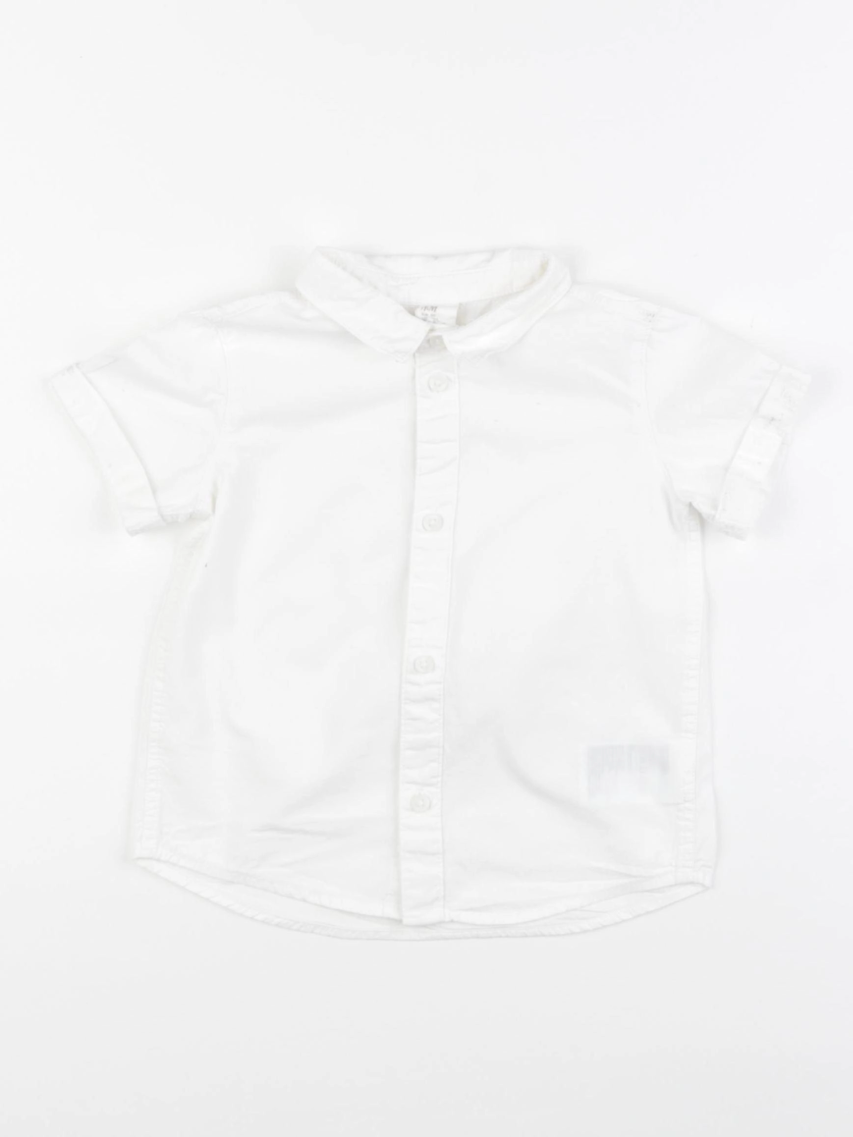 H&M - chemise blanc - 9/12 mois