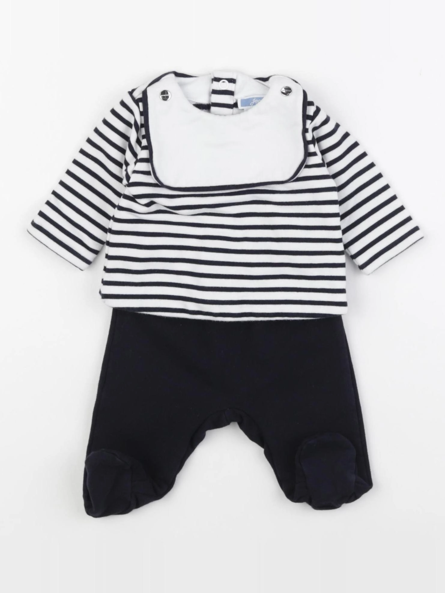 Jacadi - ensemble bleu - 1 mois