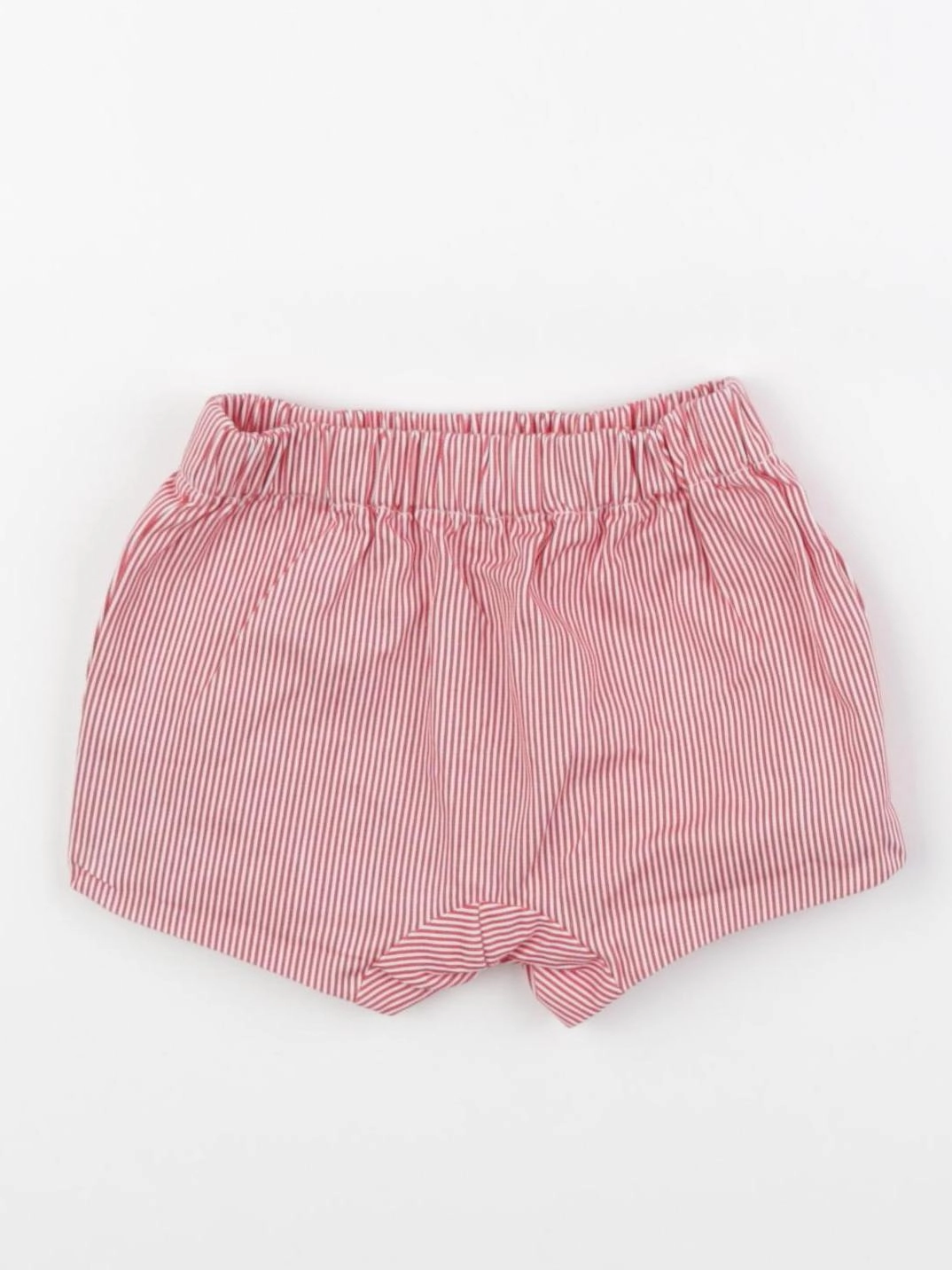 Jacadi - short blanc, rouge - 3 mois