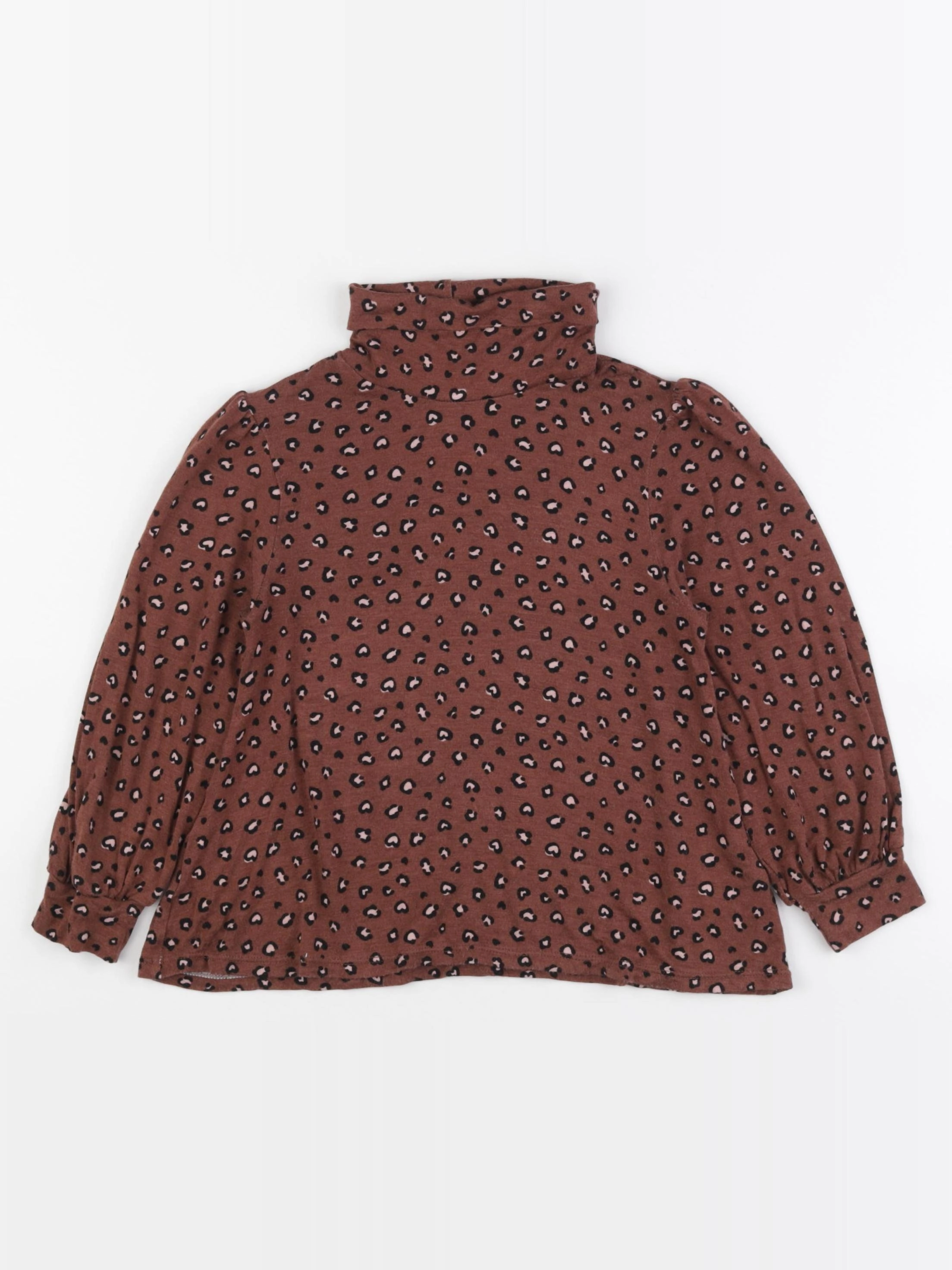 Vertbaudet - sous-pull marron - 6 ans