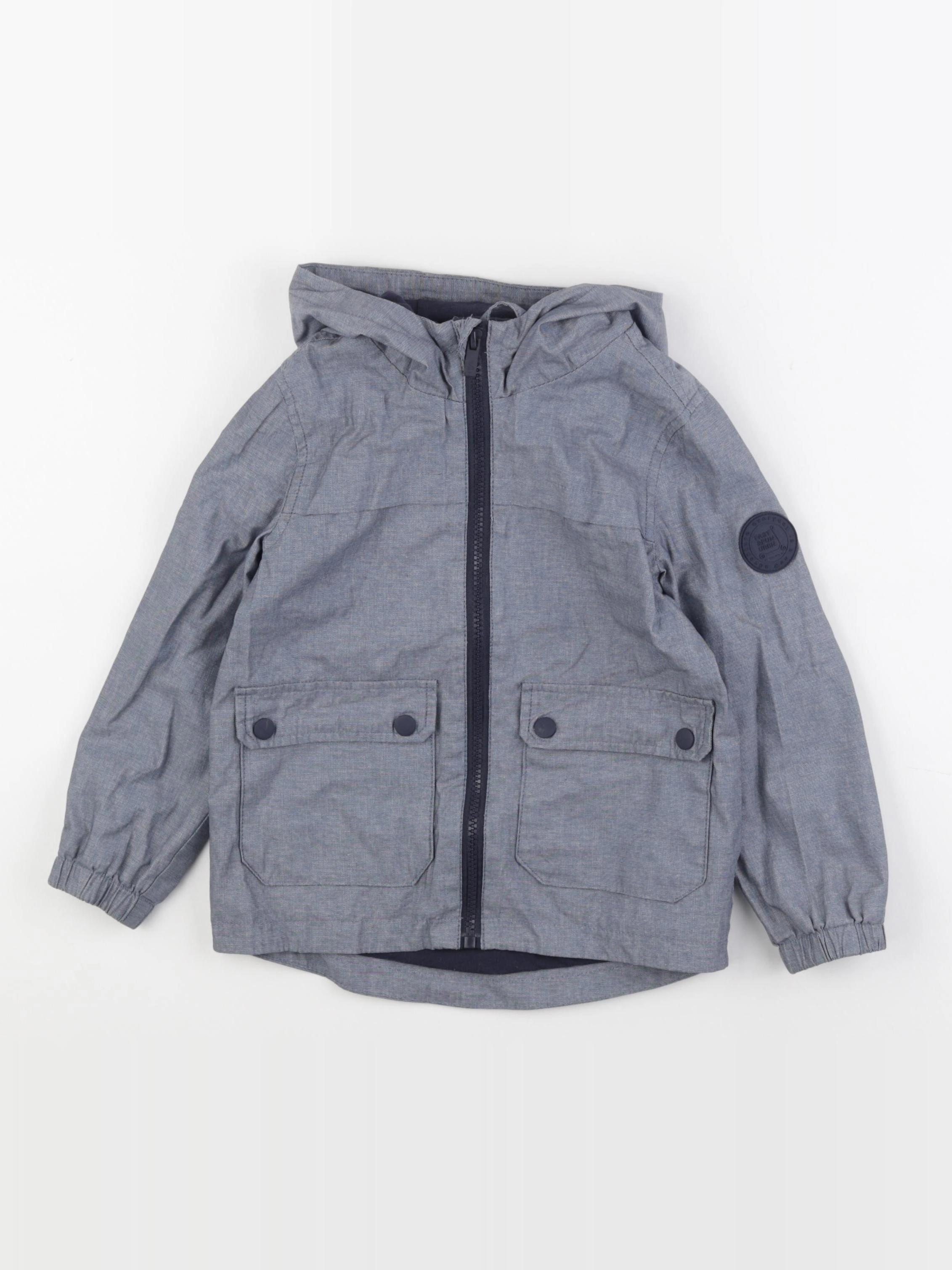 Vertbaudet - coupe-vent bleu - 4 ans