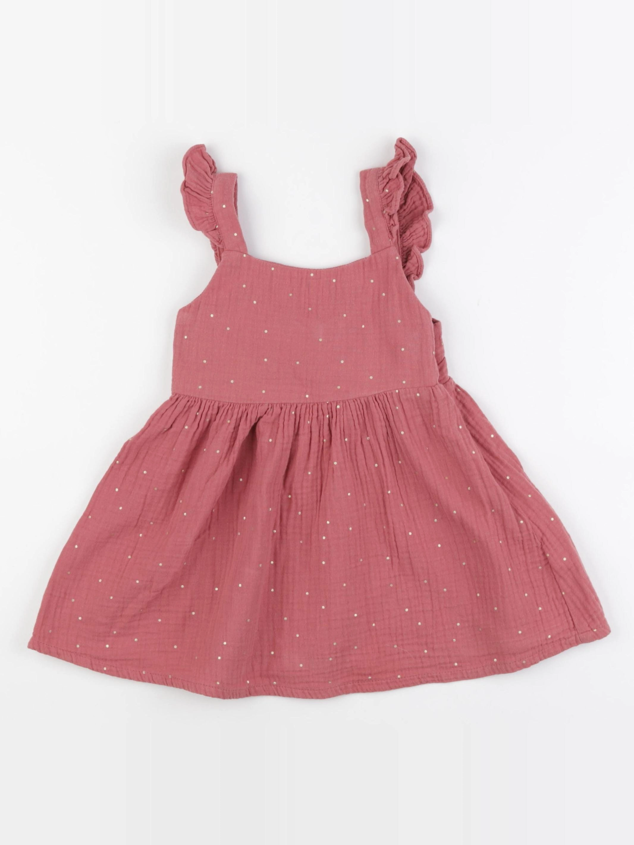 Vertbaudet - robe rose - 3 ans
