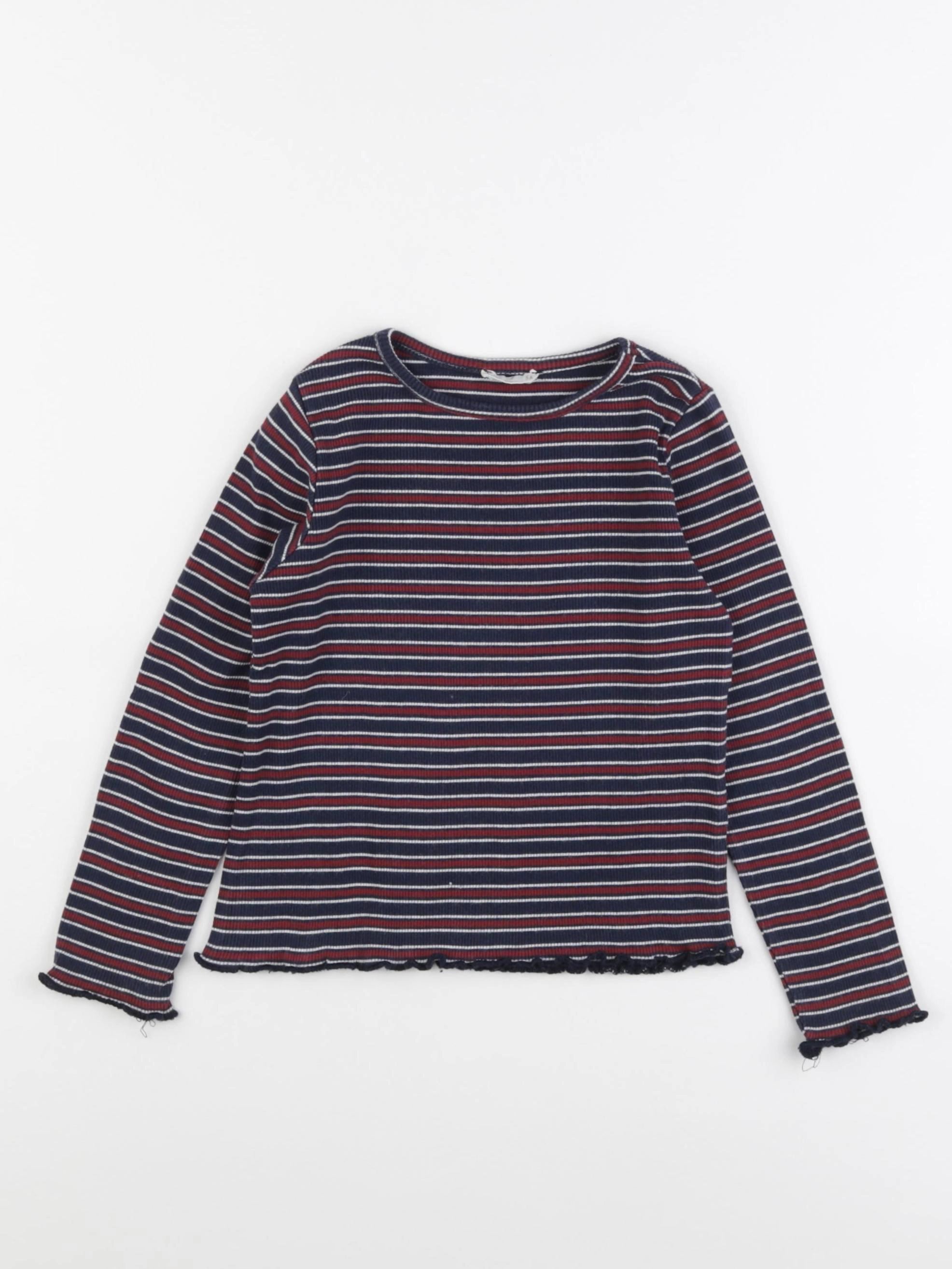 Little Cigogne - tee-shirt bleu, rouge - 5 ans