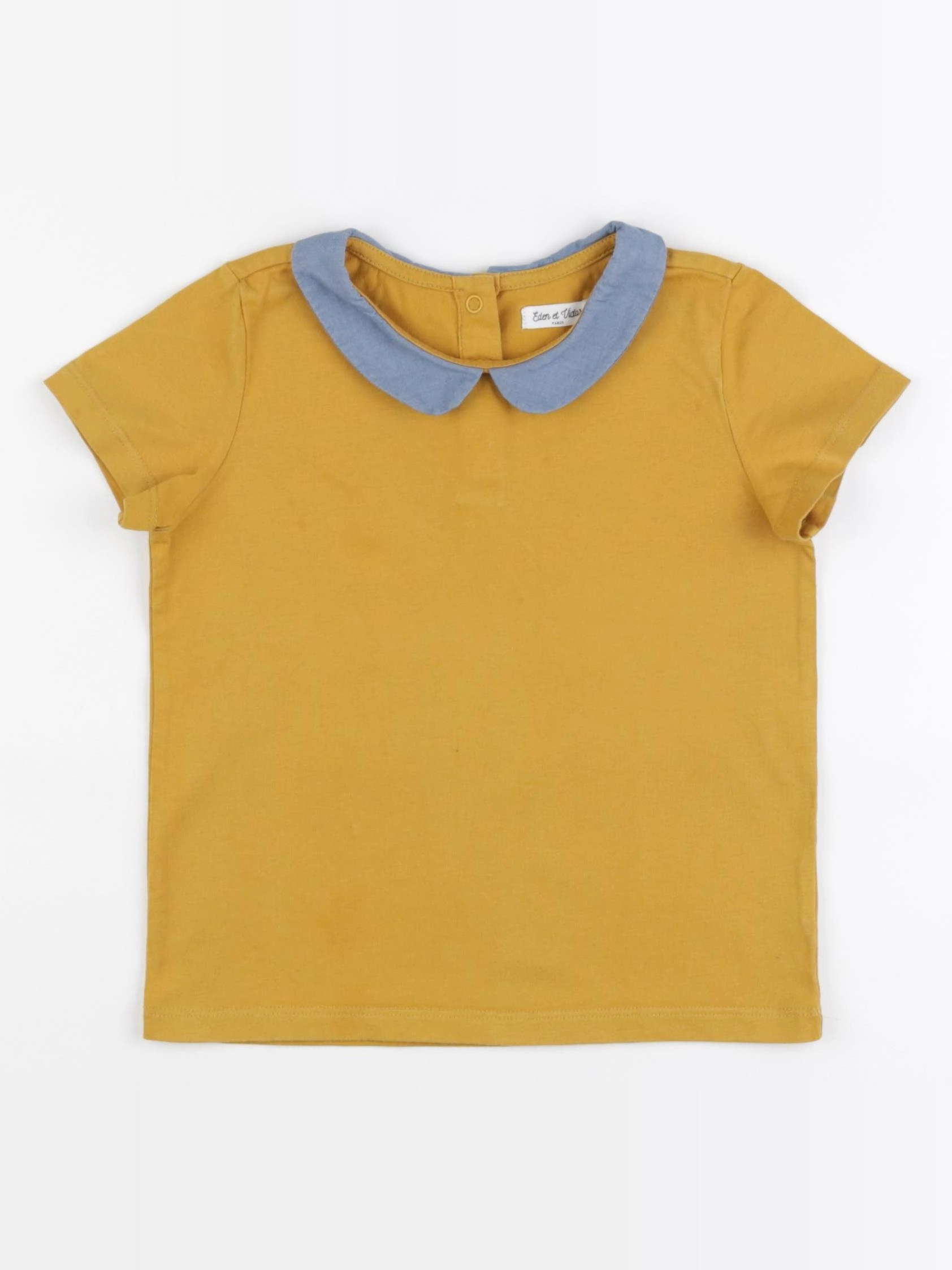 Eden & Victor - tee-shirt jaune - 5 ans
