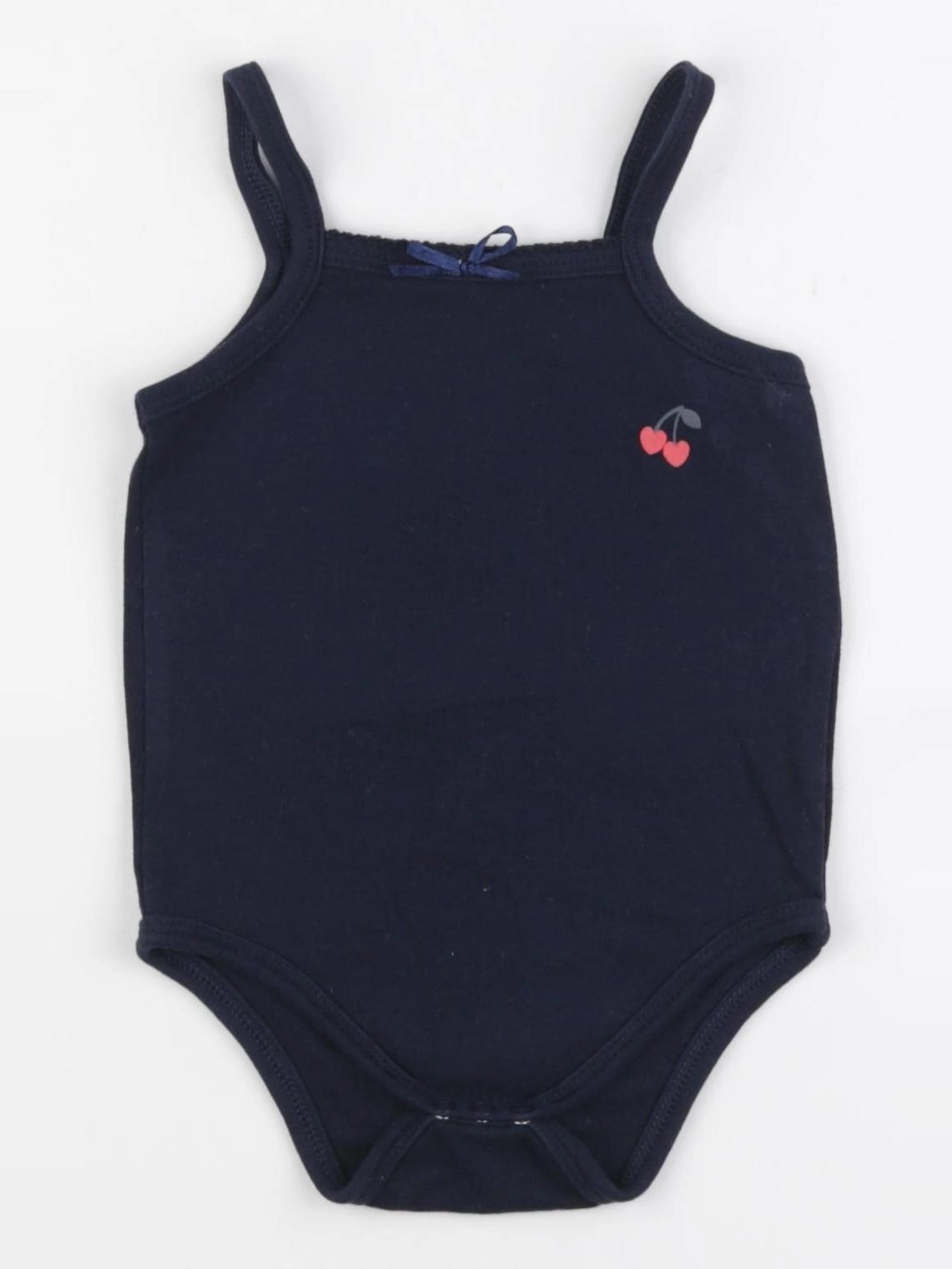 Vertbaudet - body bleu - 12 mois