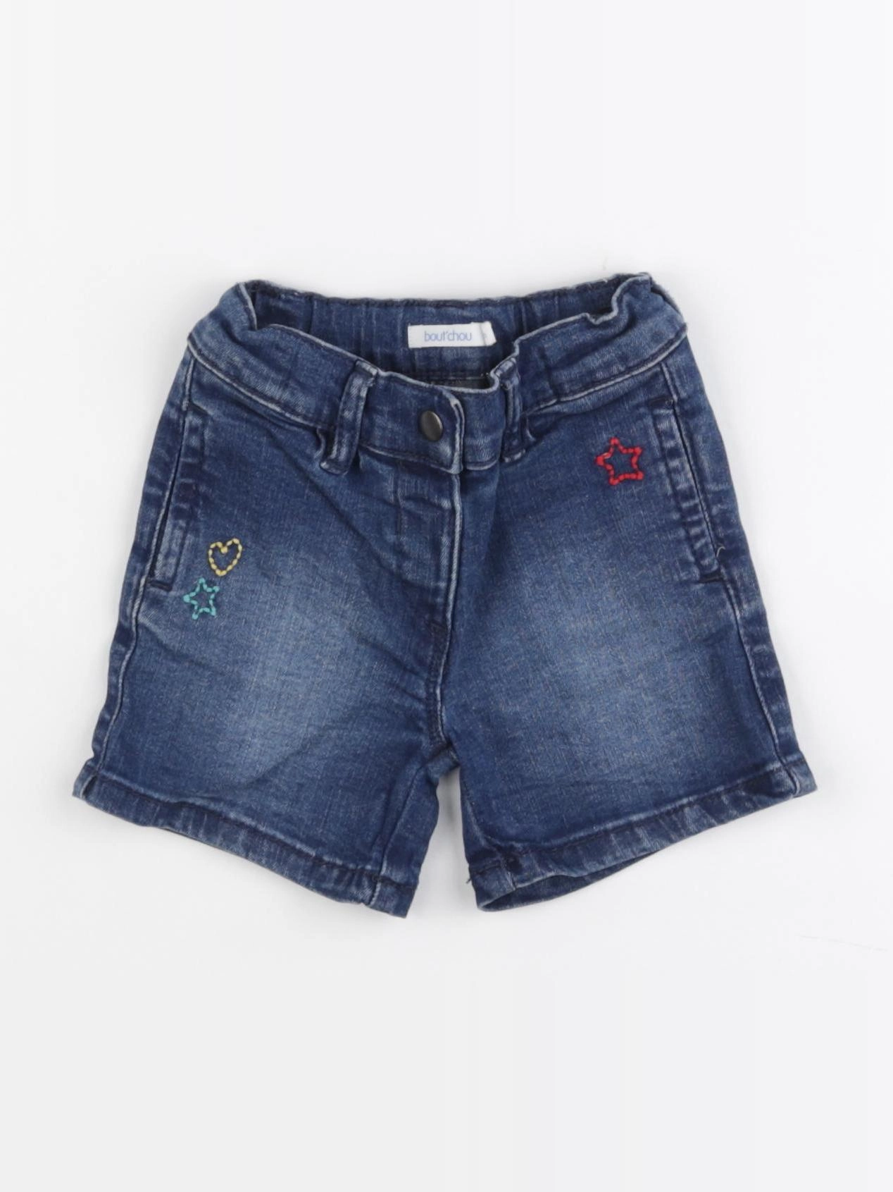 Boutchou - short bleu - 9 mois