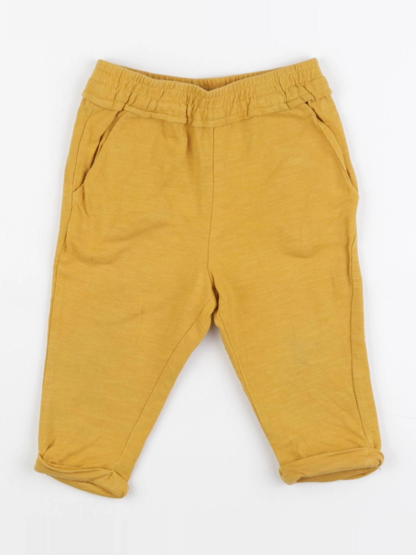 Vertbaudet - pantalon jaune - 18 mois