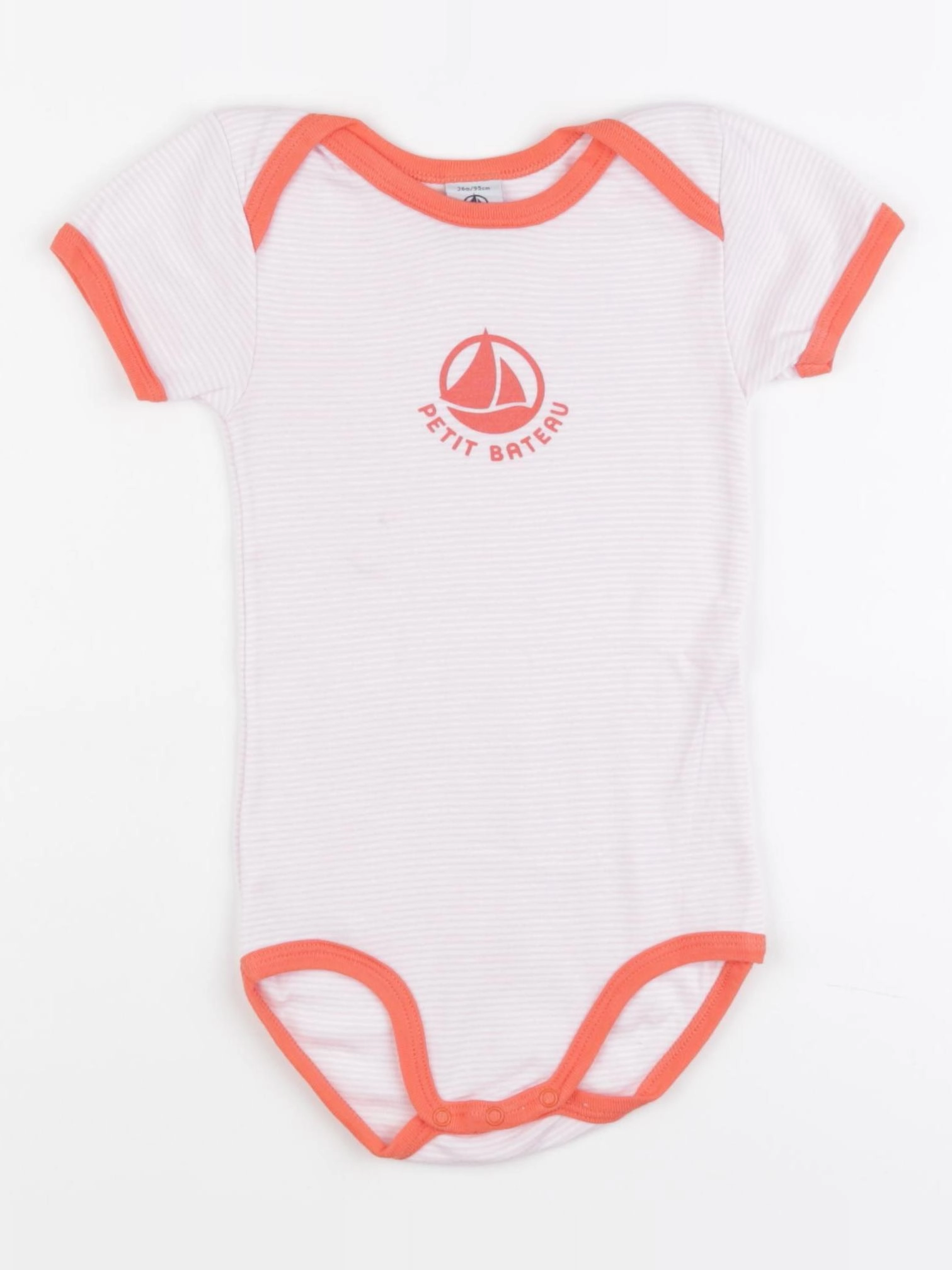 Petit Bateau - body rose - 36 mois