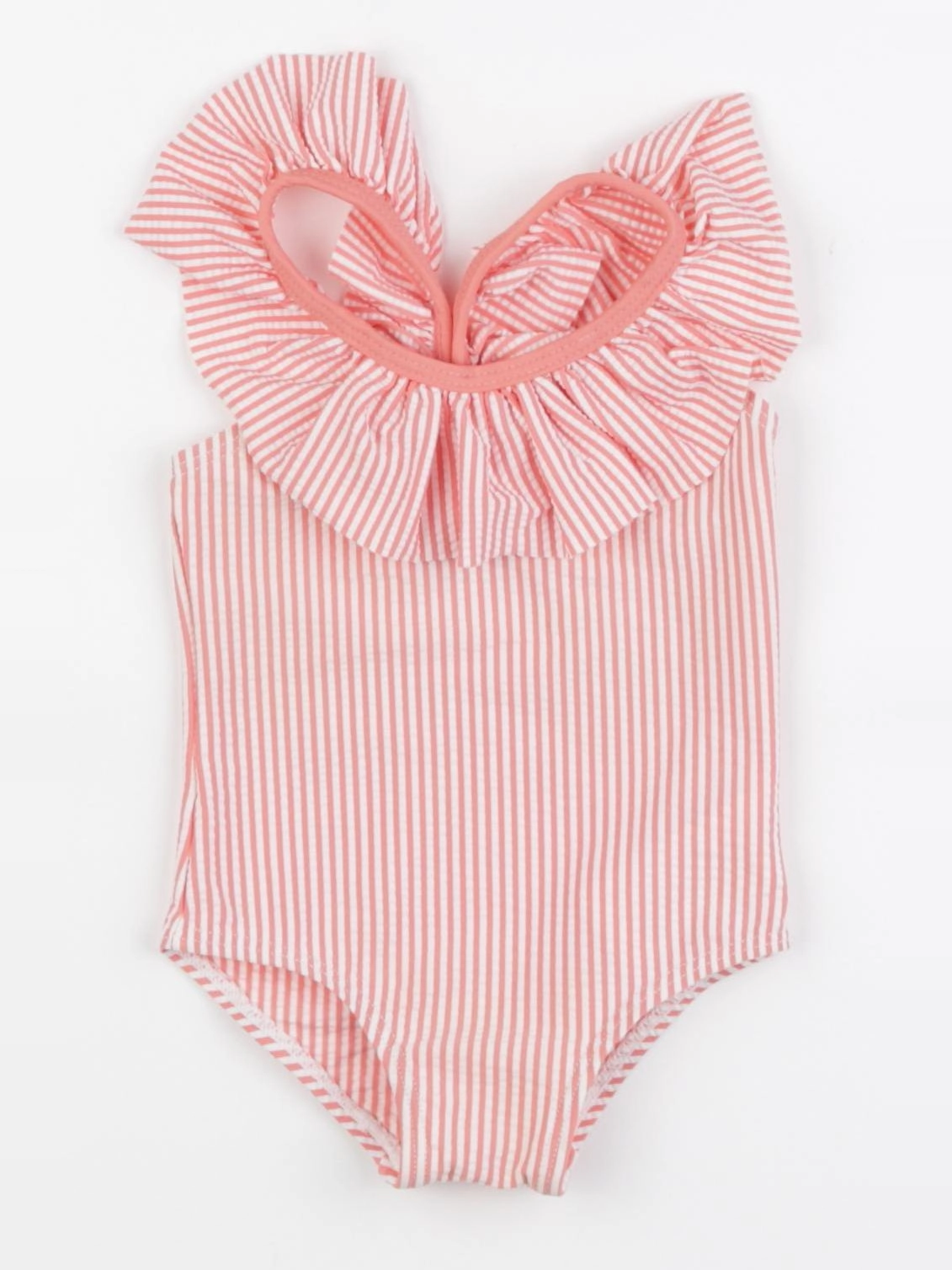 Vertbaudet - maillot de bain rose - 9 mois