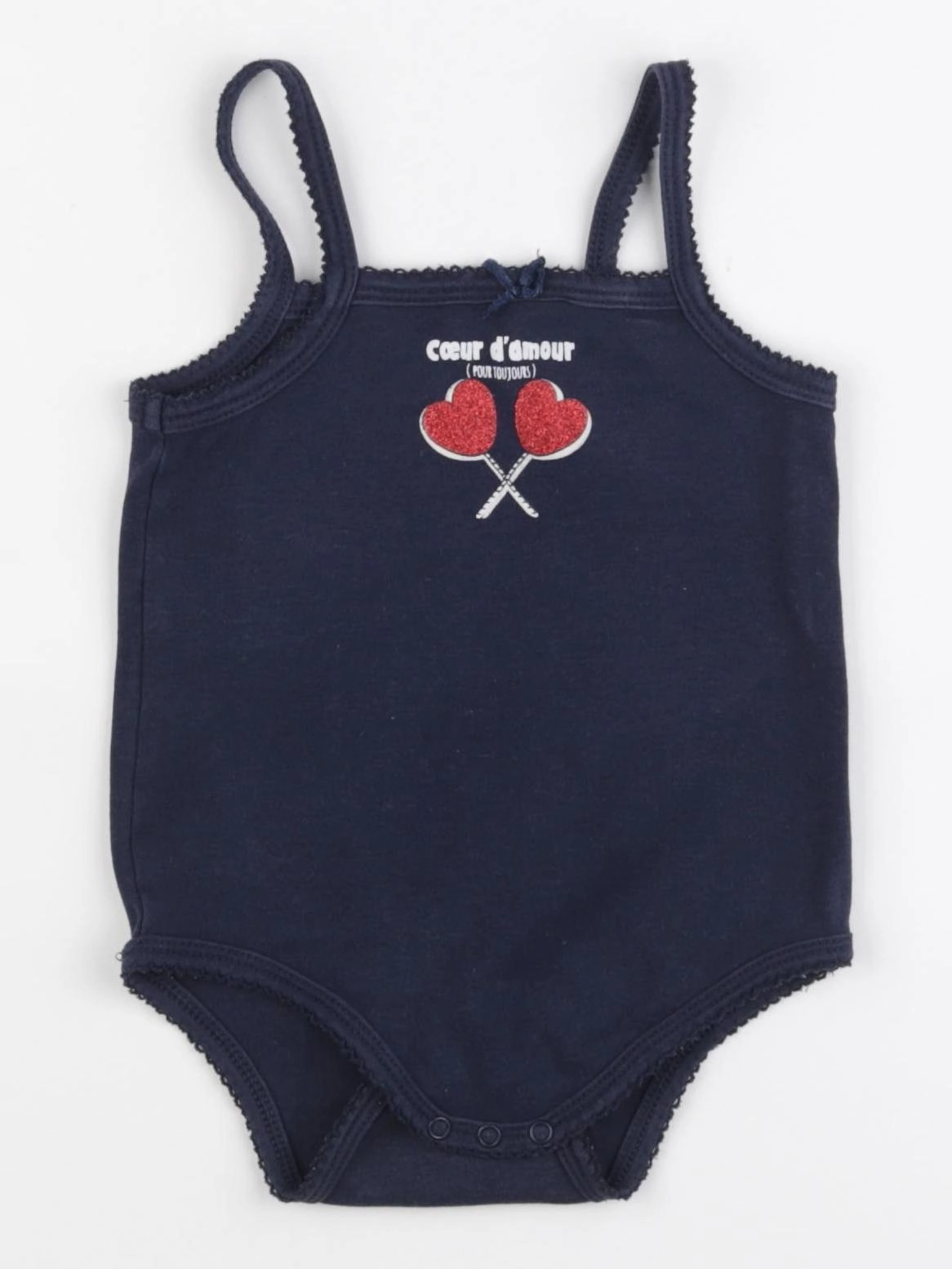 Vertbaudet - body bleu - 24 mois