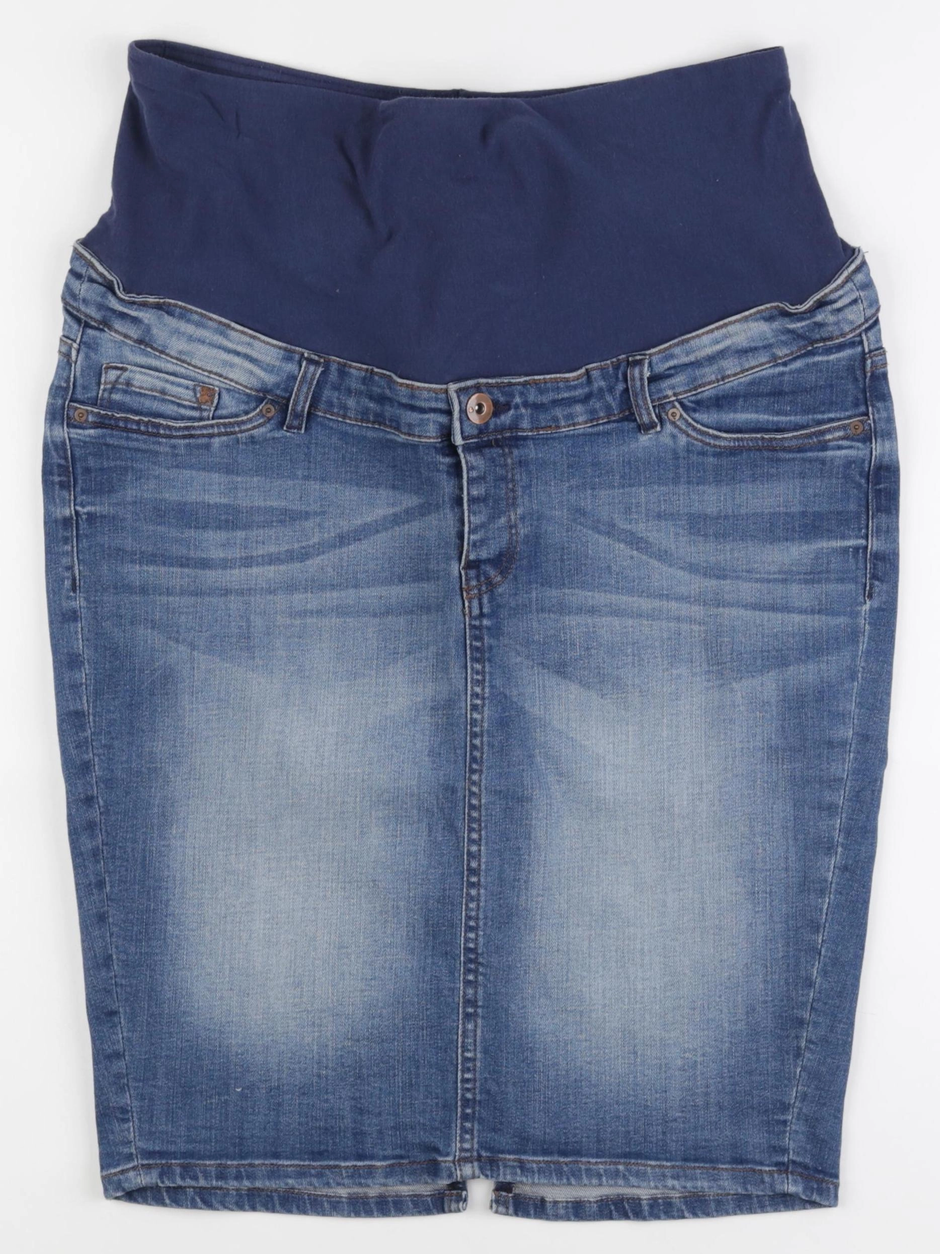 H&M - jupe grossesse bleu - 40
