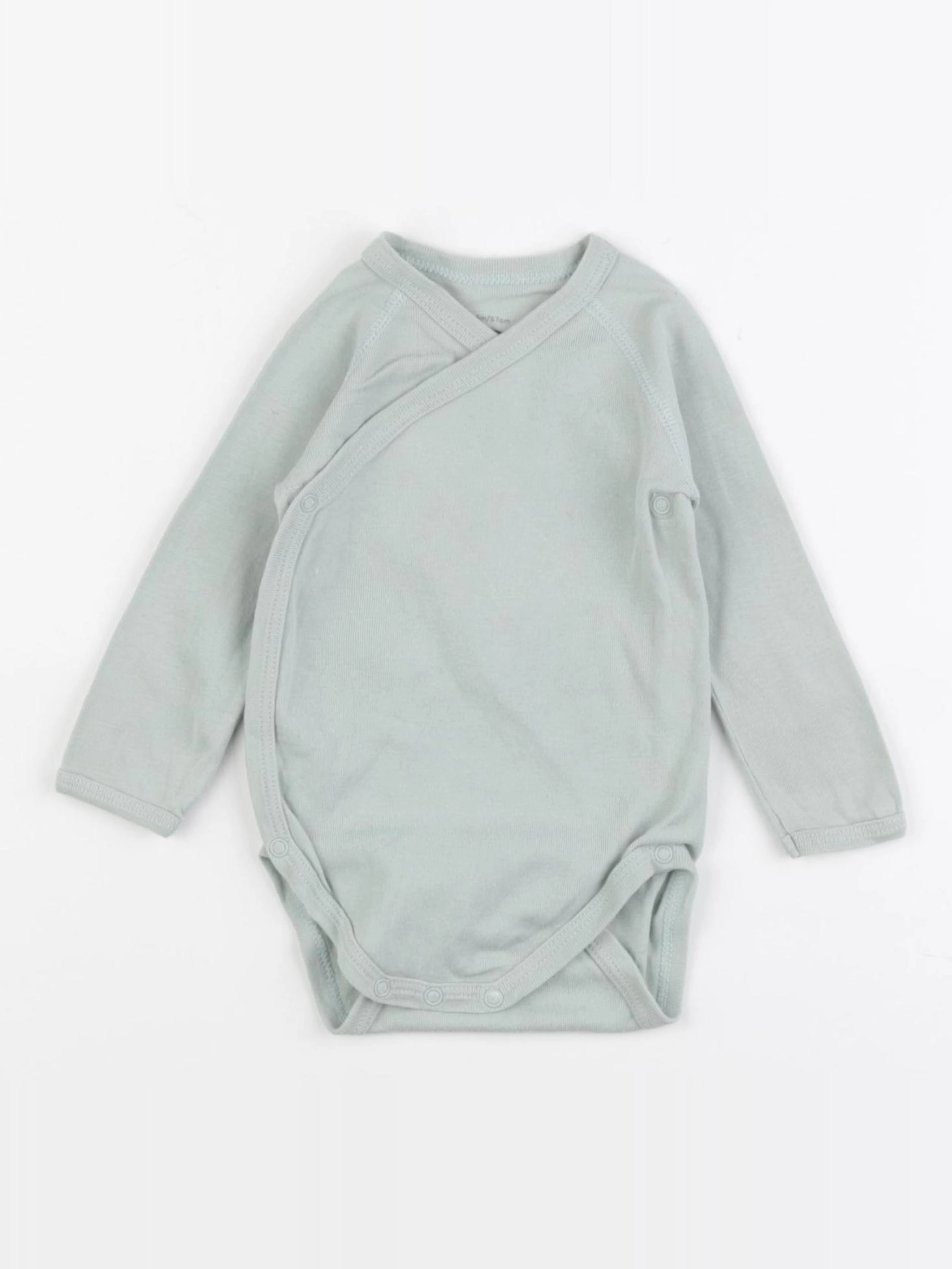 Petit Bateau - body vert - 6 mois