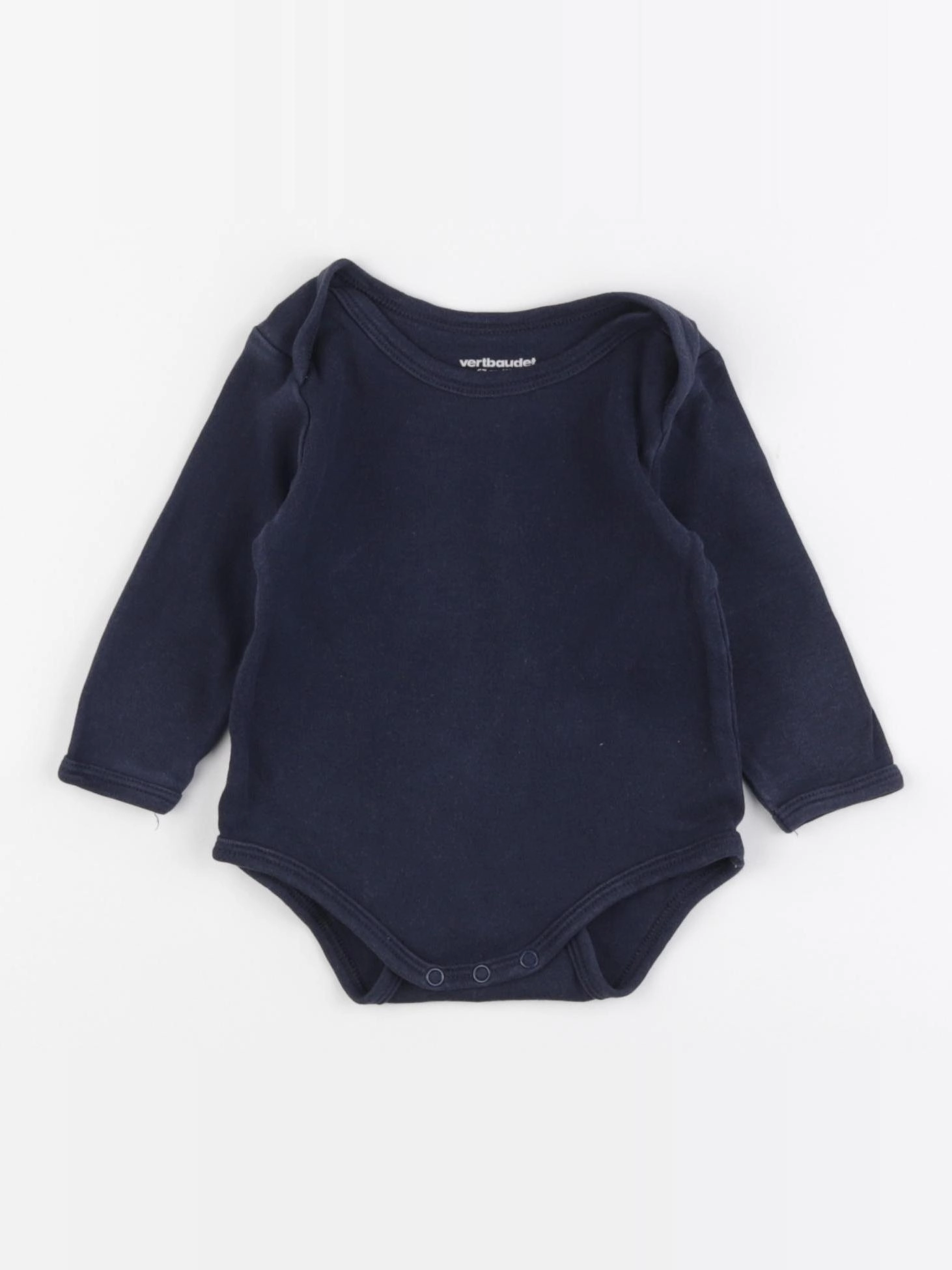 Vertbaudet - body bleu - 6 mois