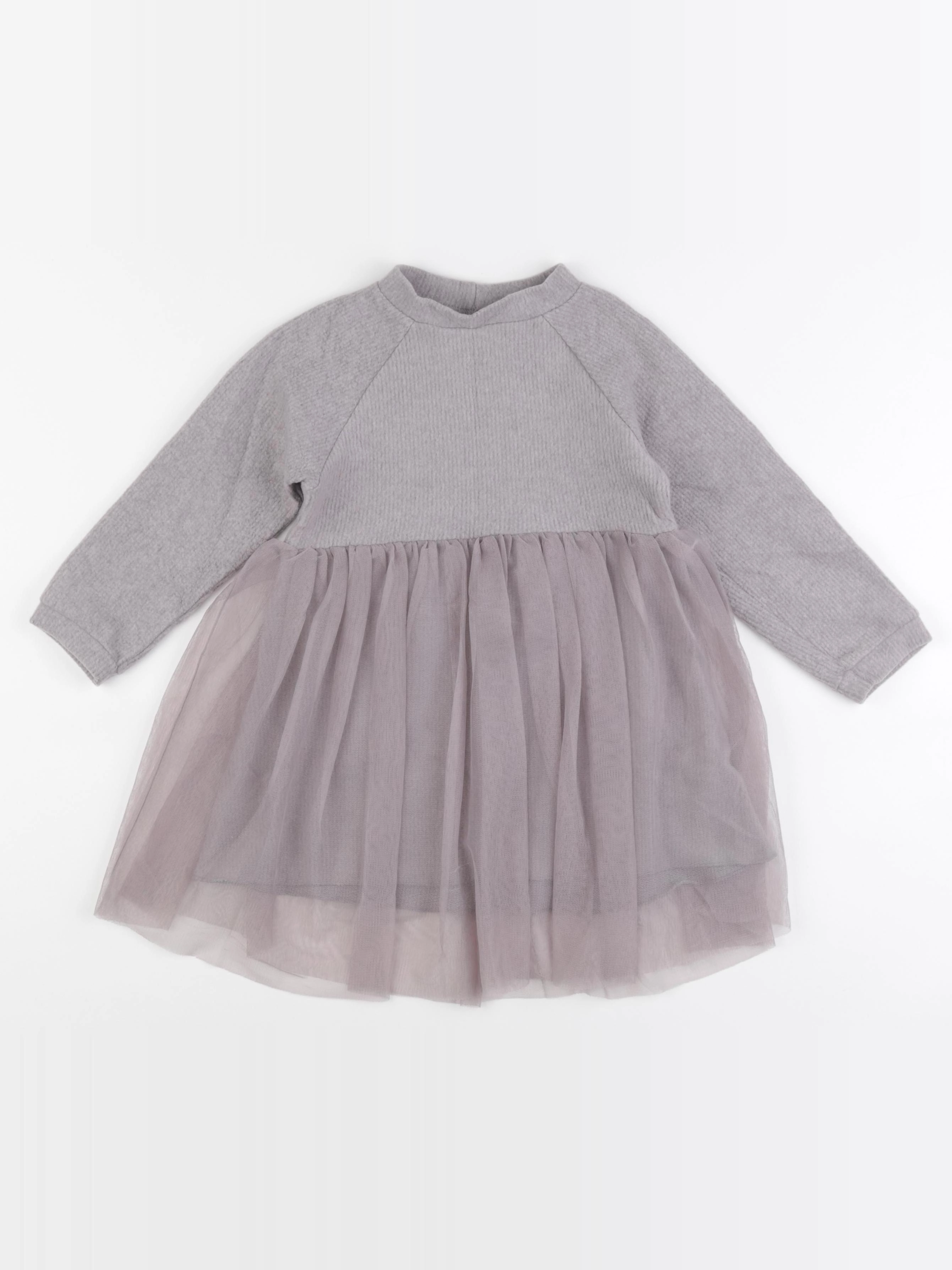 Zara - robe gris - 3 ans