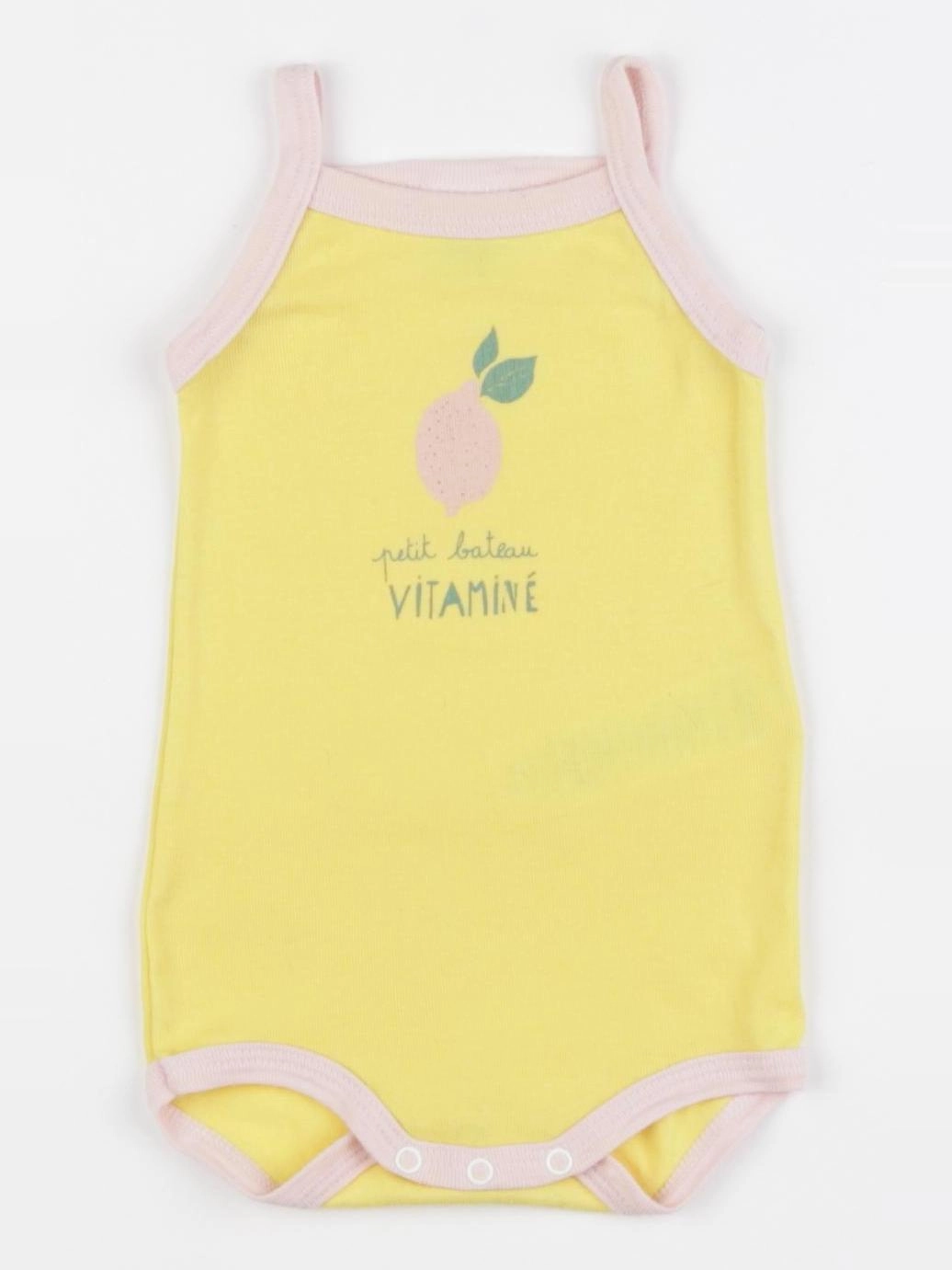 Petit Bateau - body jaune - 3 mois