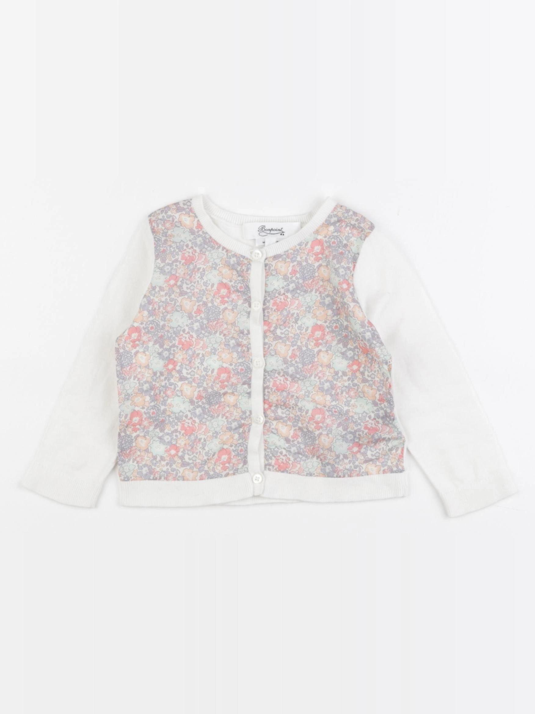 Bonpoint - gilet multicolore - 18 mois