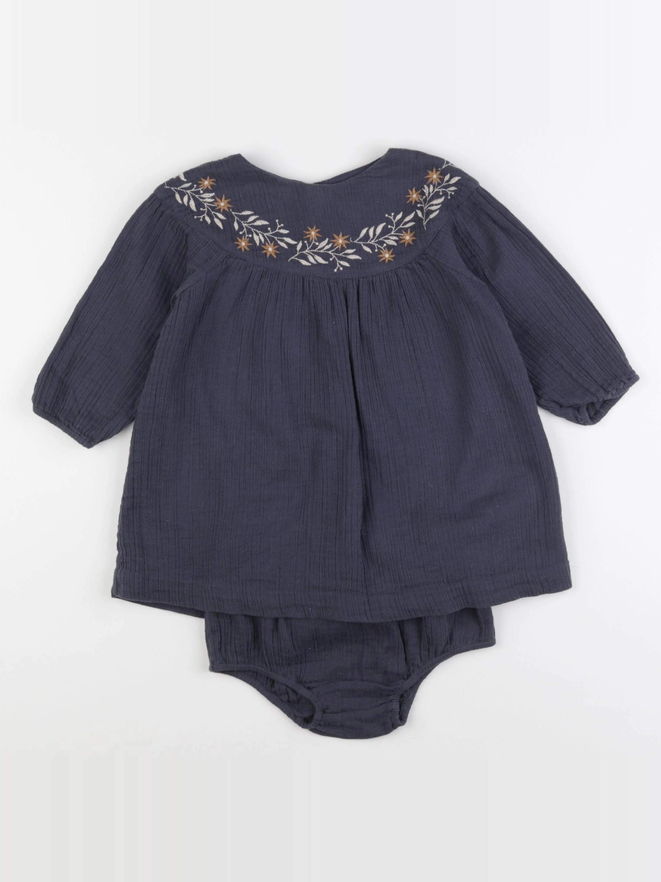 Natalys - robe gris - 18 mois