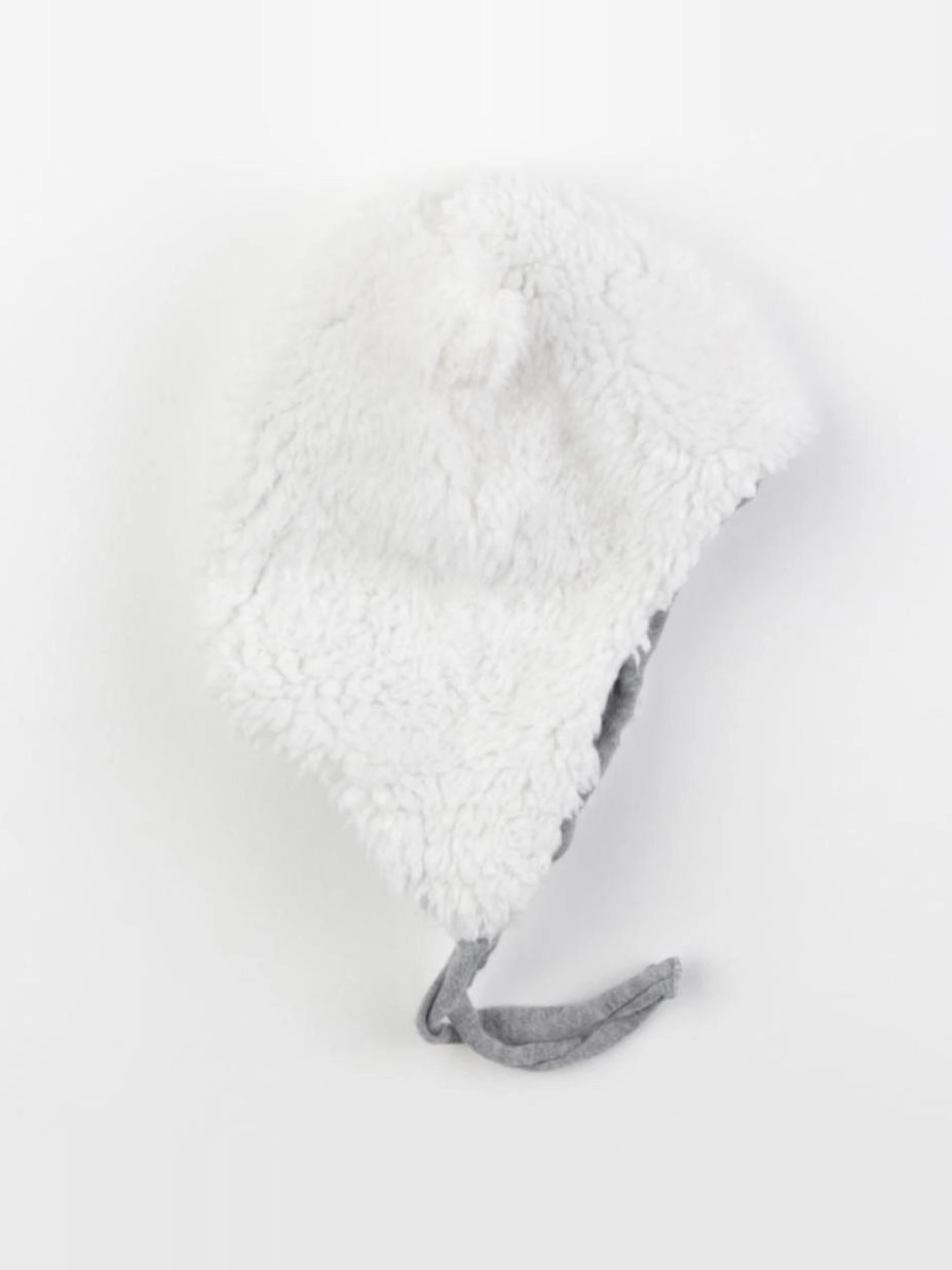 Petit Bateau - bonnet blanc - 3 mois
