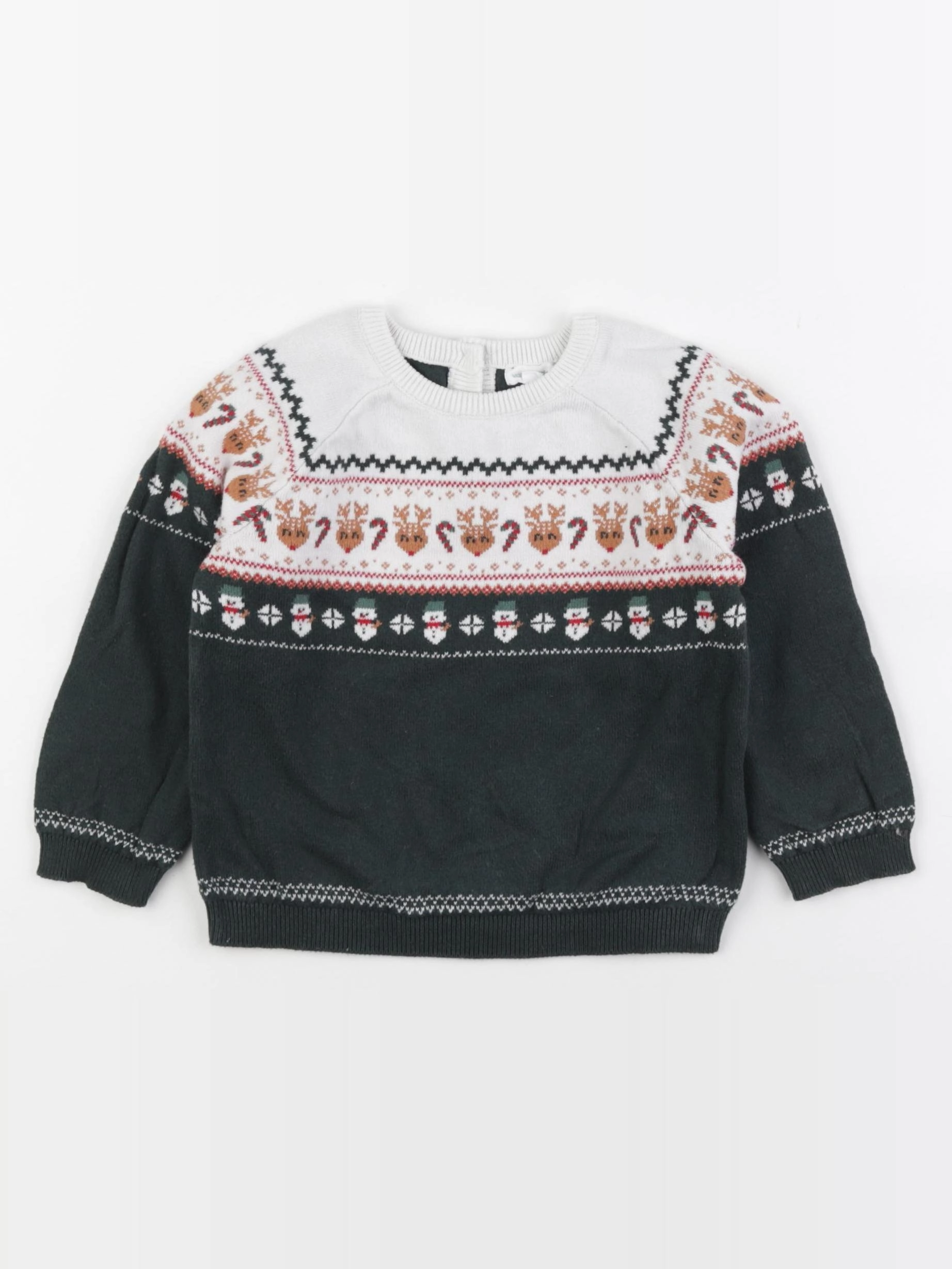 Vertbaudet - pull multicolore - 24 mois
