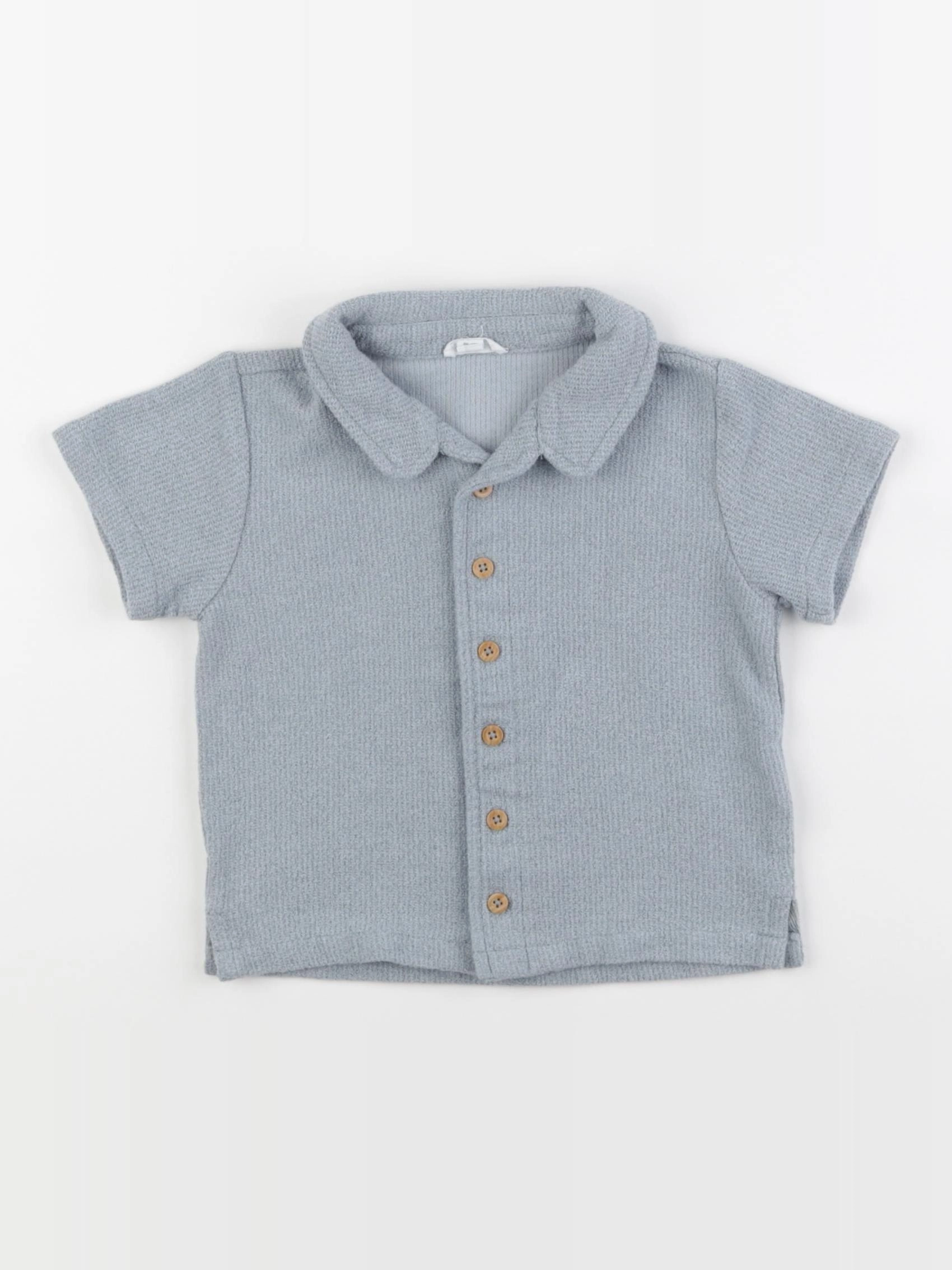 Vertbaudet - tee-shirt bleu - 2 ans