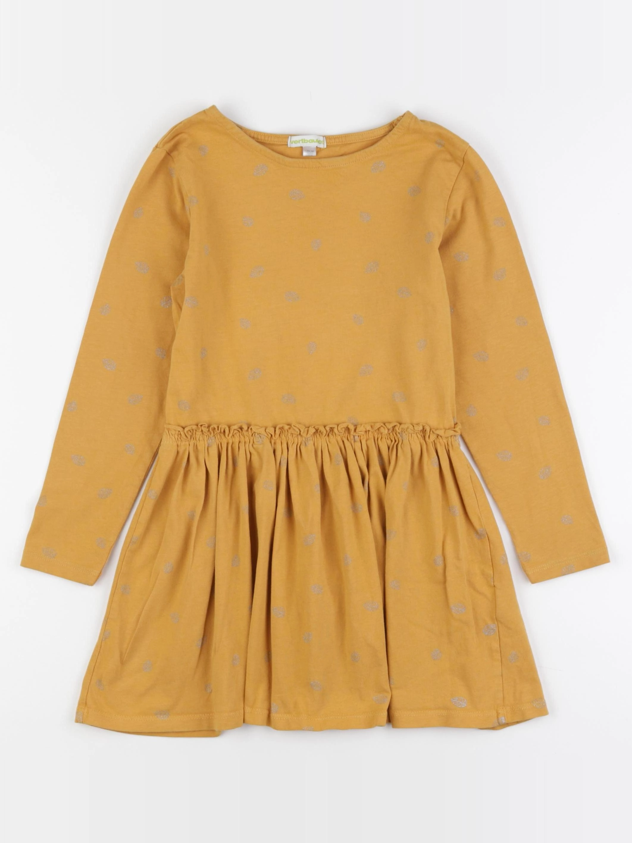 Vertbaudet - robe jaune - 8 ans