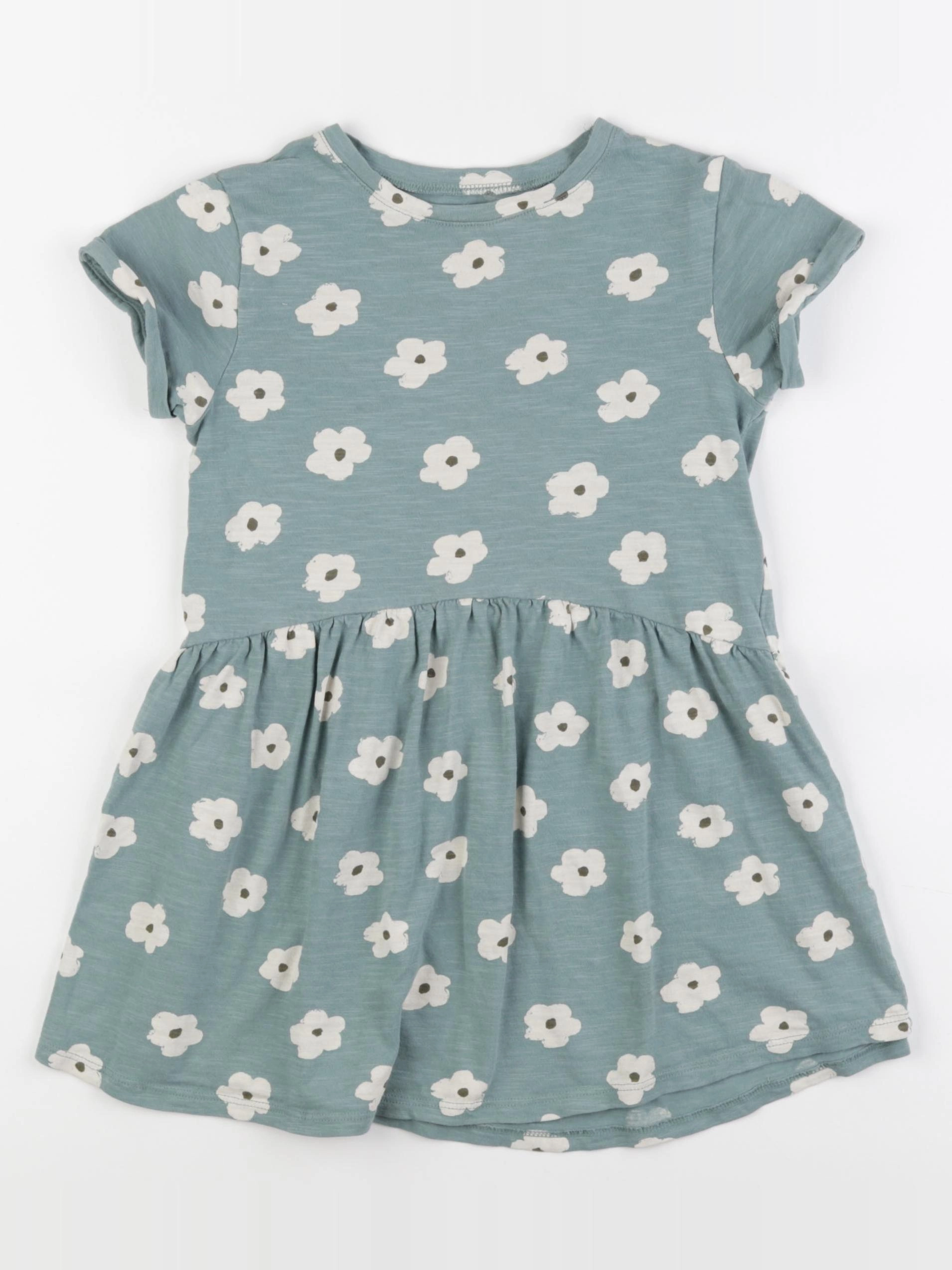 Vertbaudet - robe bleu - 7 ans