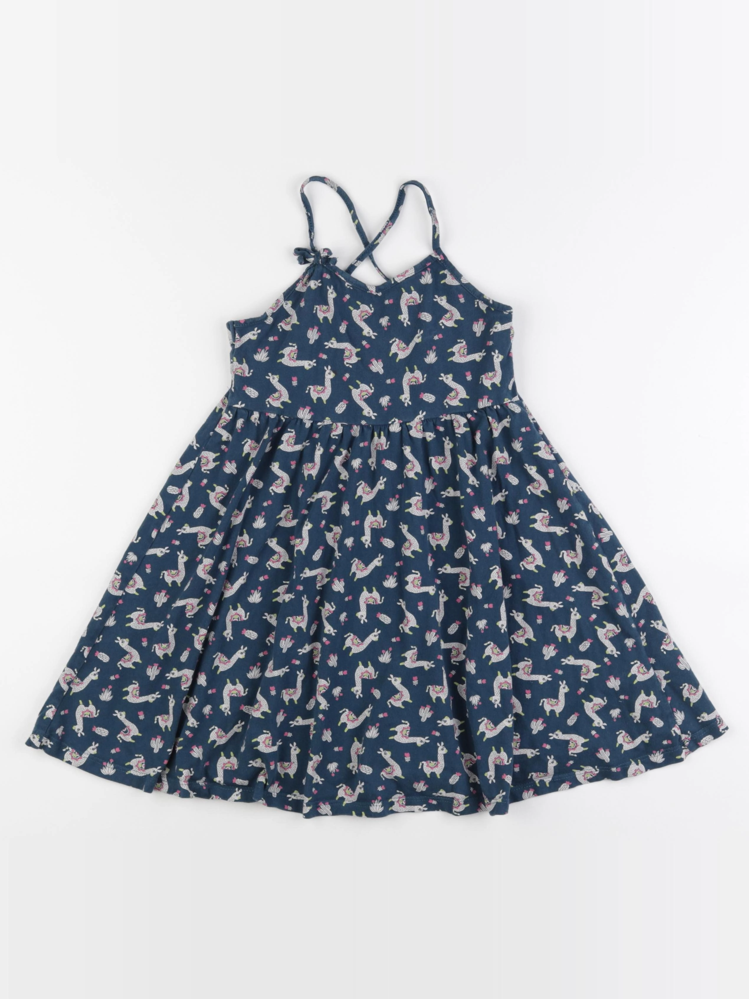 Vertbaudet - robe bleu - 8 ans