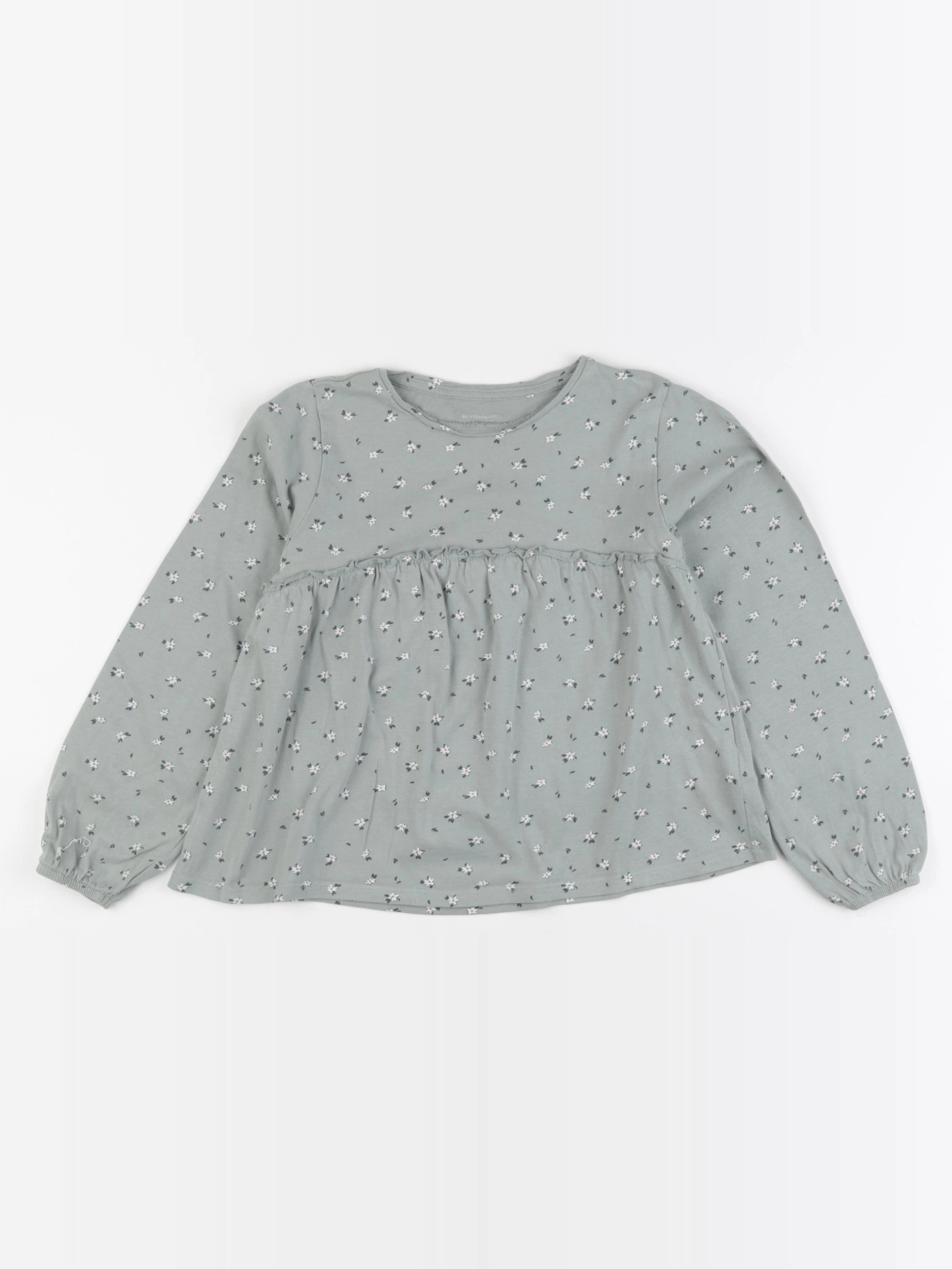 Vertbaudet - tee-shirt vert - 8 ans