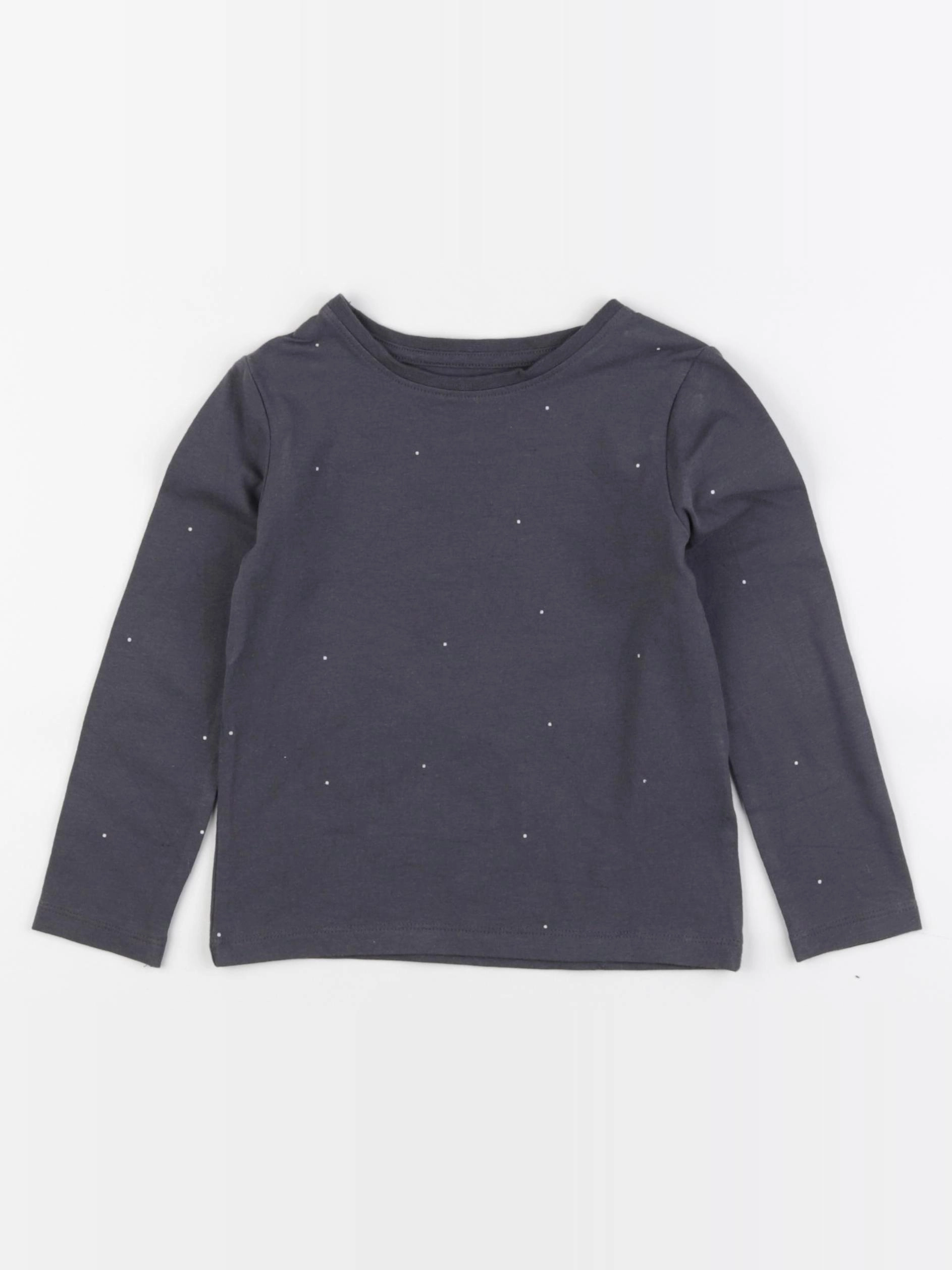 H&M - tee-shirt gris - 2/4 ans