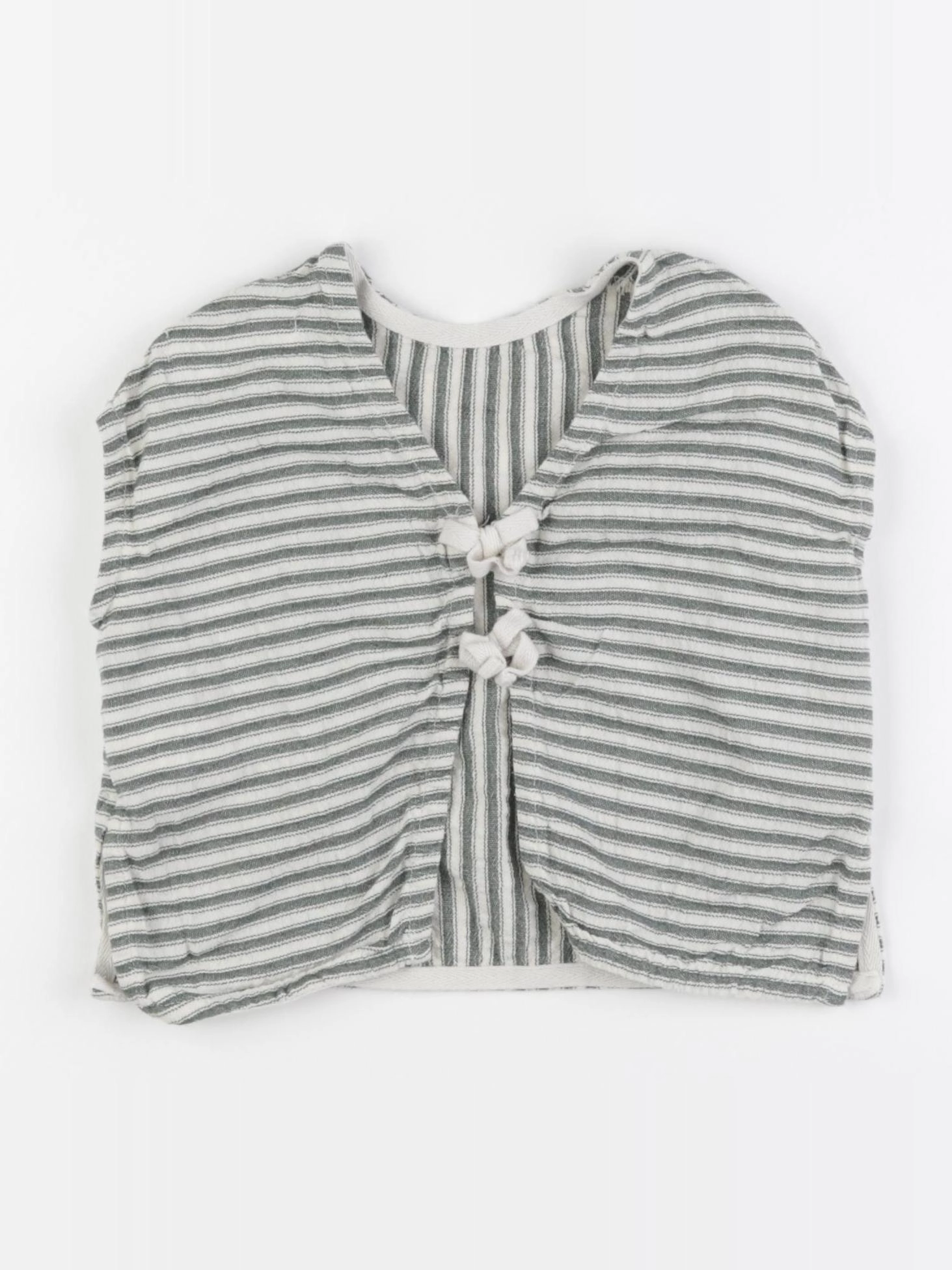 Zara - blouse beige, vert - 12/18 mois