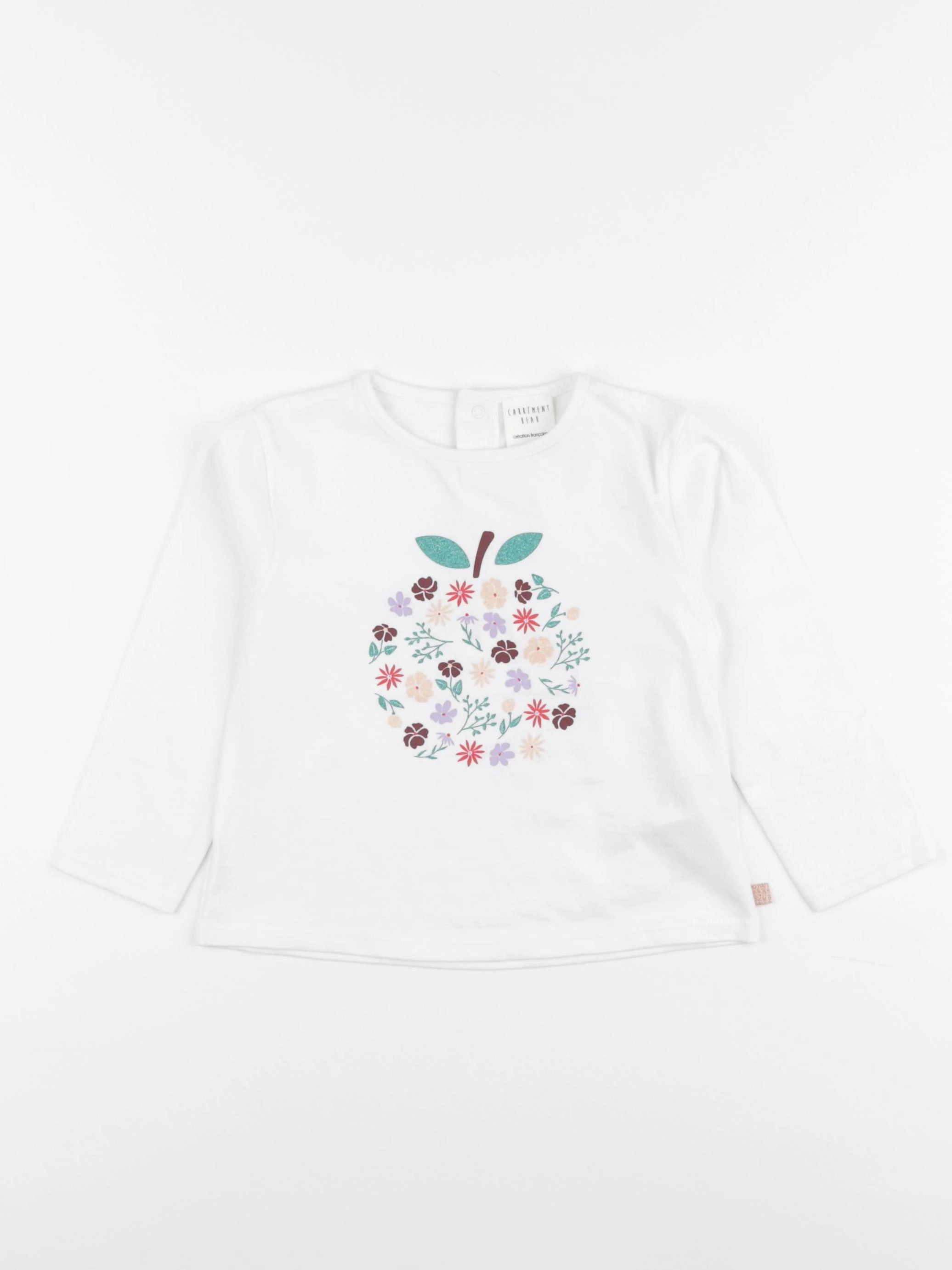 Carrément Beau - tee-shirt blanc - 2 ans